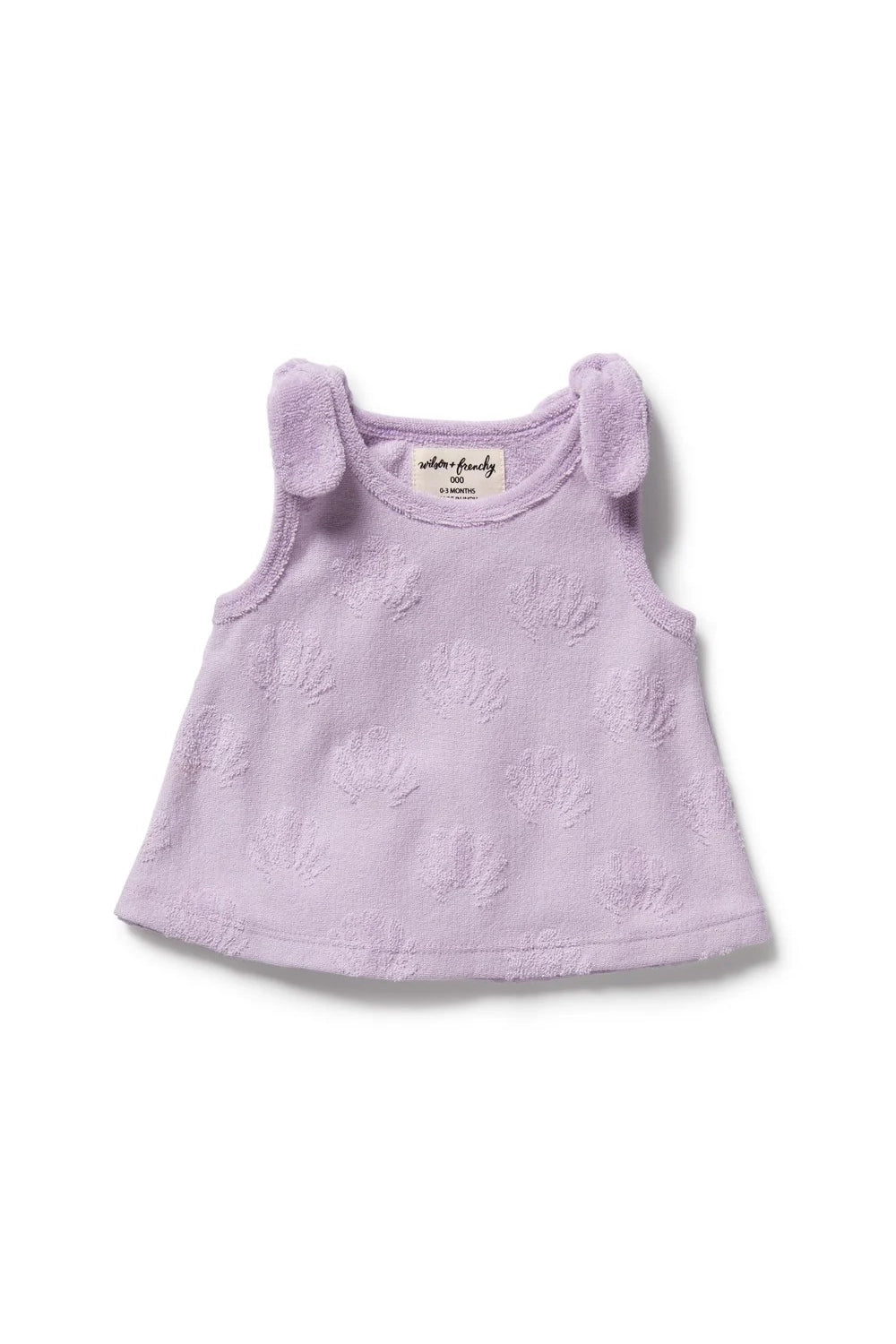 Wilson & Frenchy - Lavender Shells Organic Terry Singlet