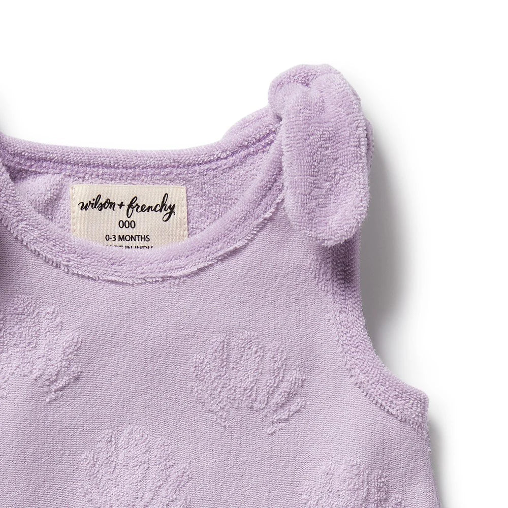 Wilson & Frenchy - Lavender Shells Organic Terry Singlet