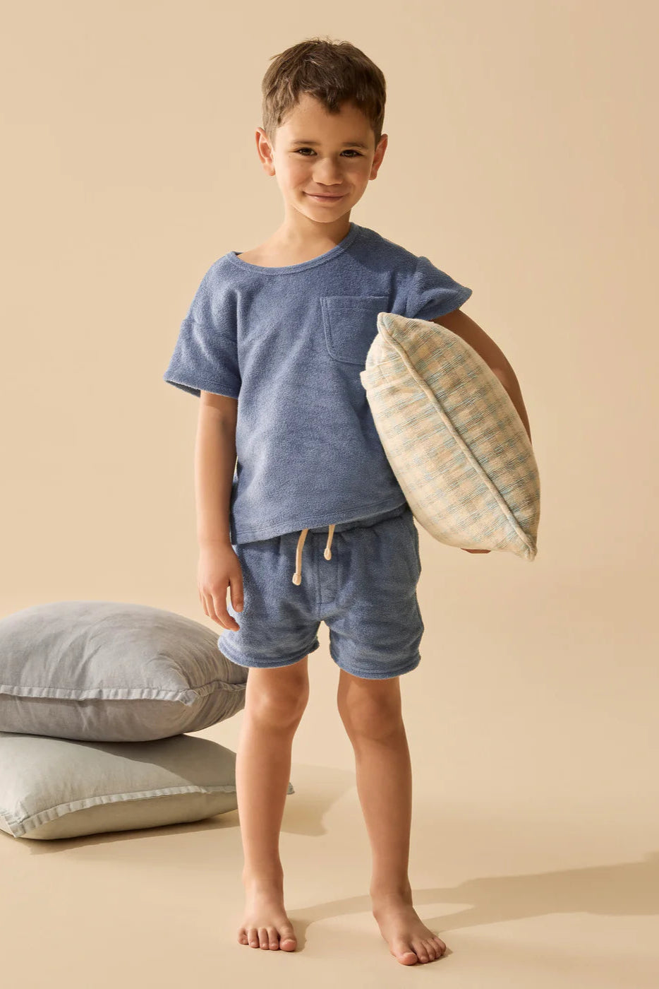Wilson & Frenchy - Deep Blue Organic Terry Short