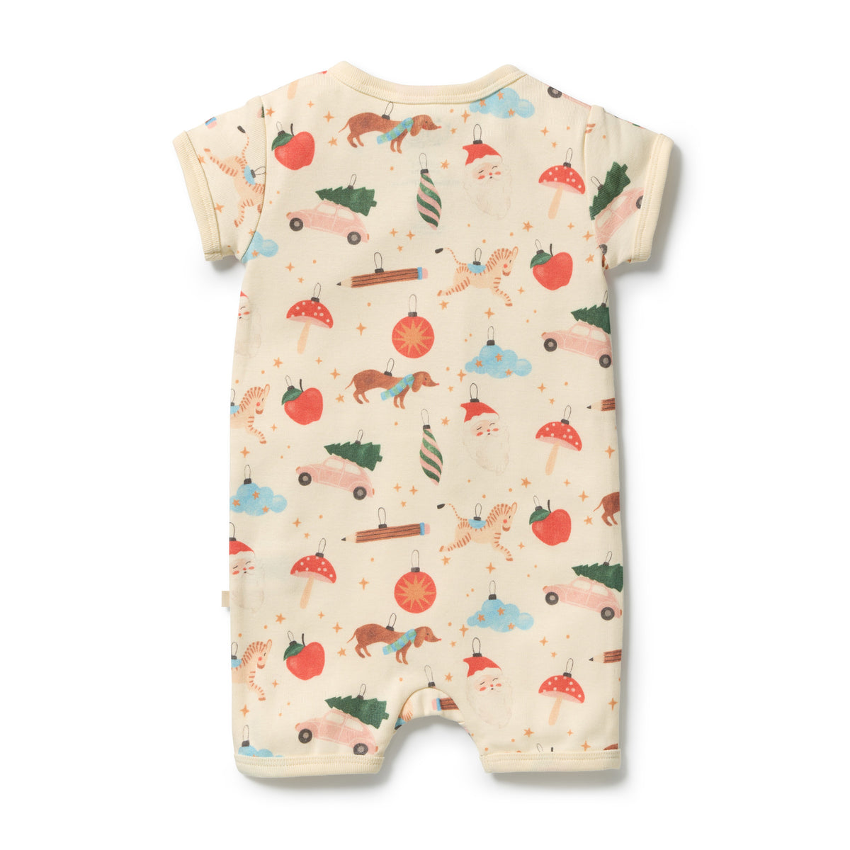 Wilson & Frenchy - Deck the Halls Organic Rib Boyleg Zipsuit