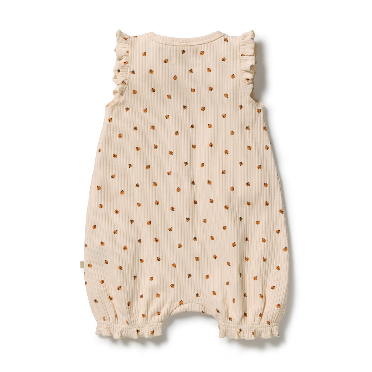 Wilson & Frenchy - Little Lady Bugs Organic Ruffle Zipsuit