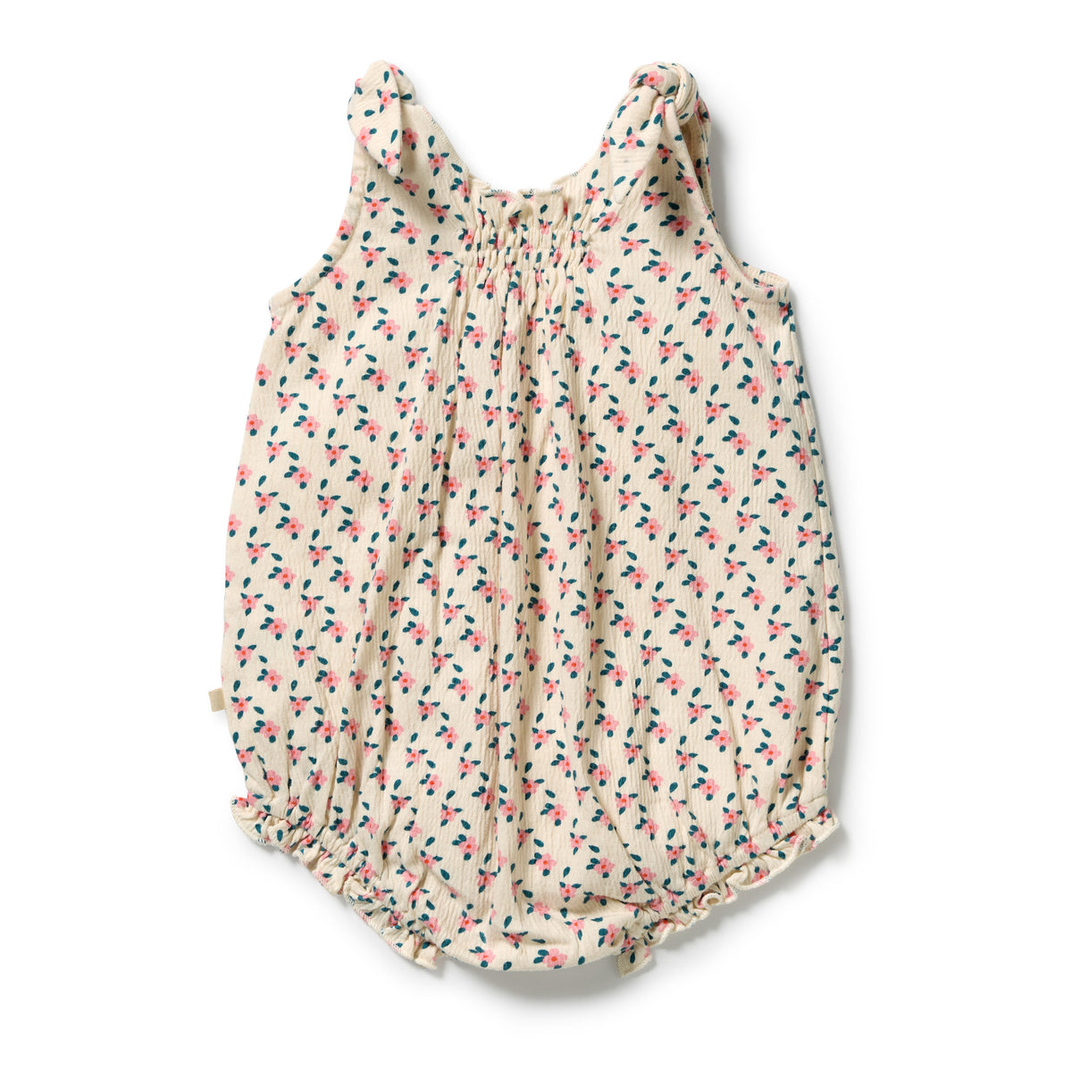 Wilson & Frenchy - Little Blossom Organic Crinkle Tie Playsuit