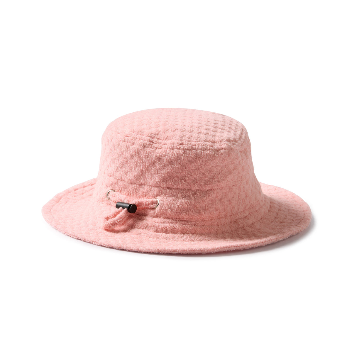 Wilson & Frenchy - Petal Pink Check Organic Terry Sun Hat