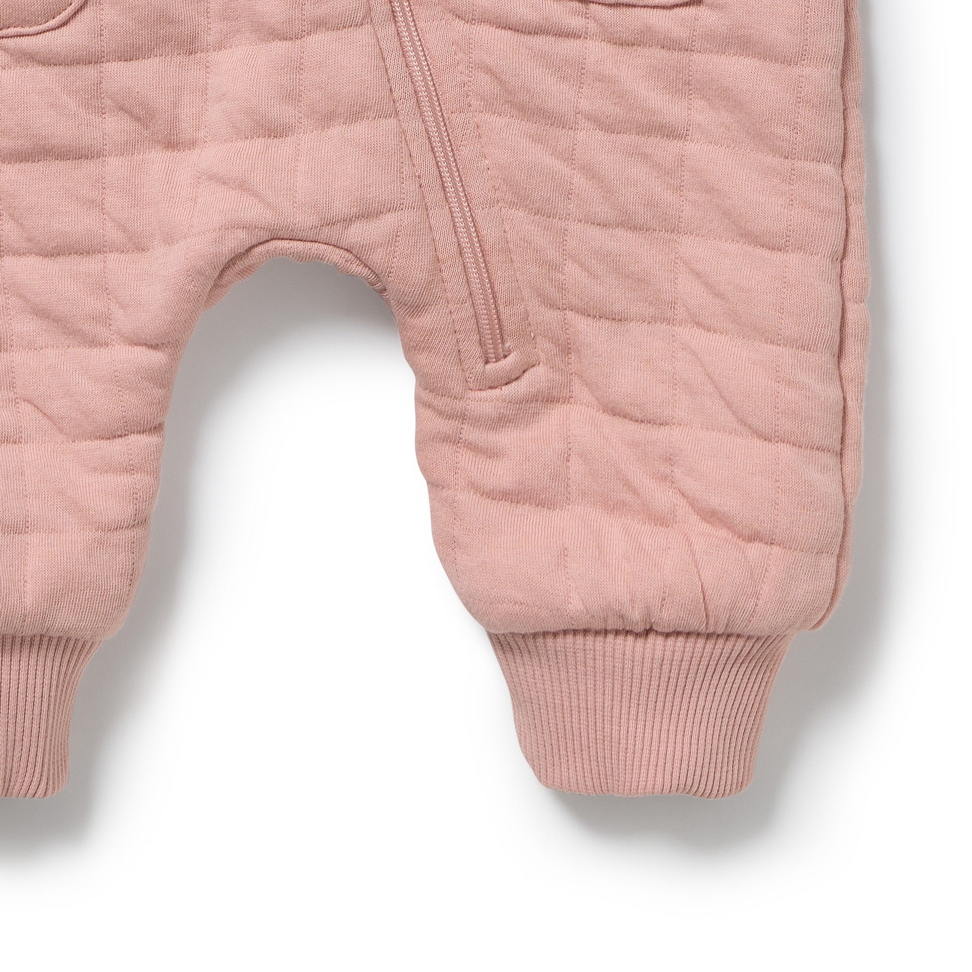 Wilson & Frenchy - Rose Organic Quilted Growsuit