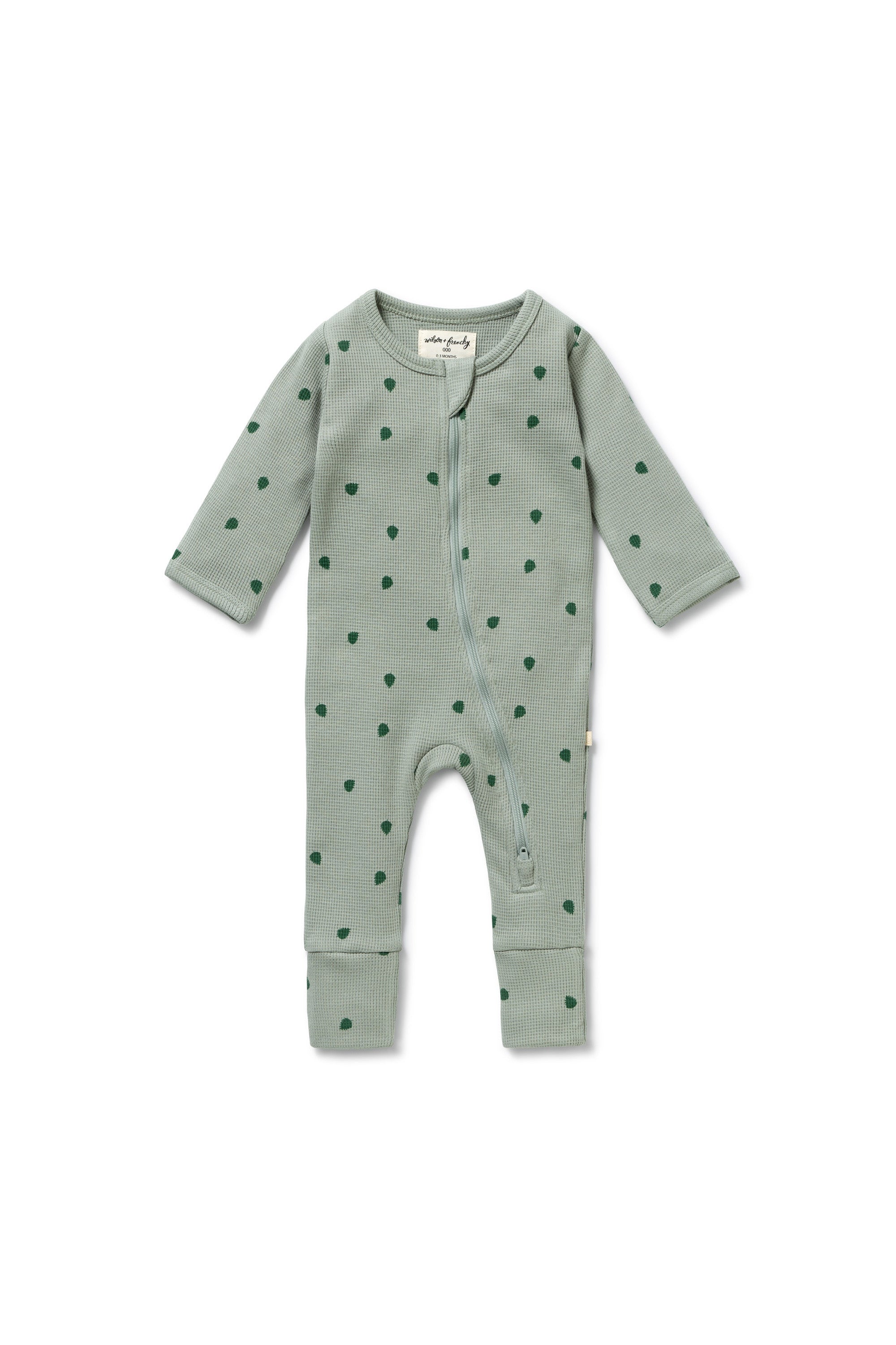 Wilson & Frenchy - Tumbletwig Organic Waffle Zipsuit