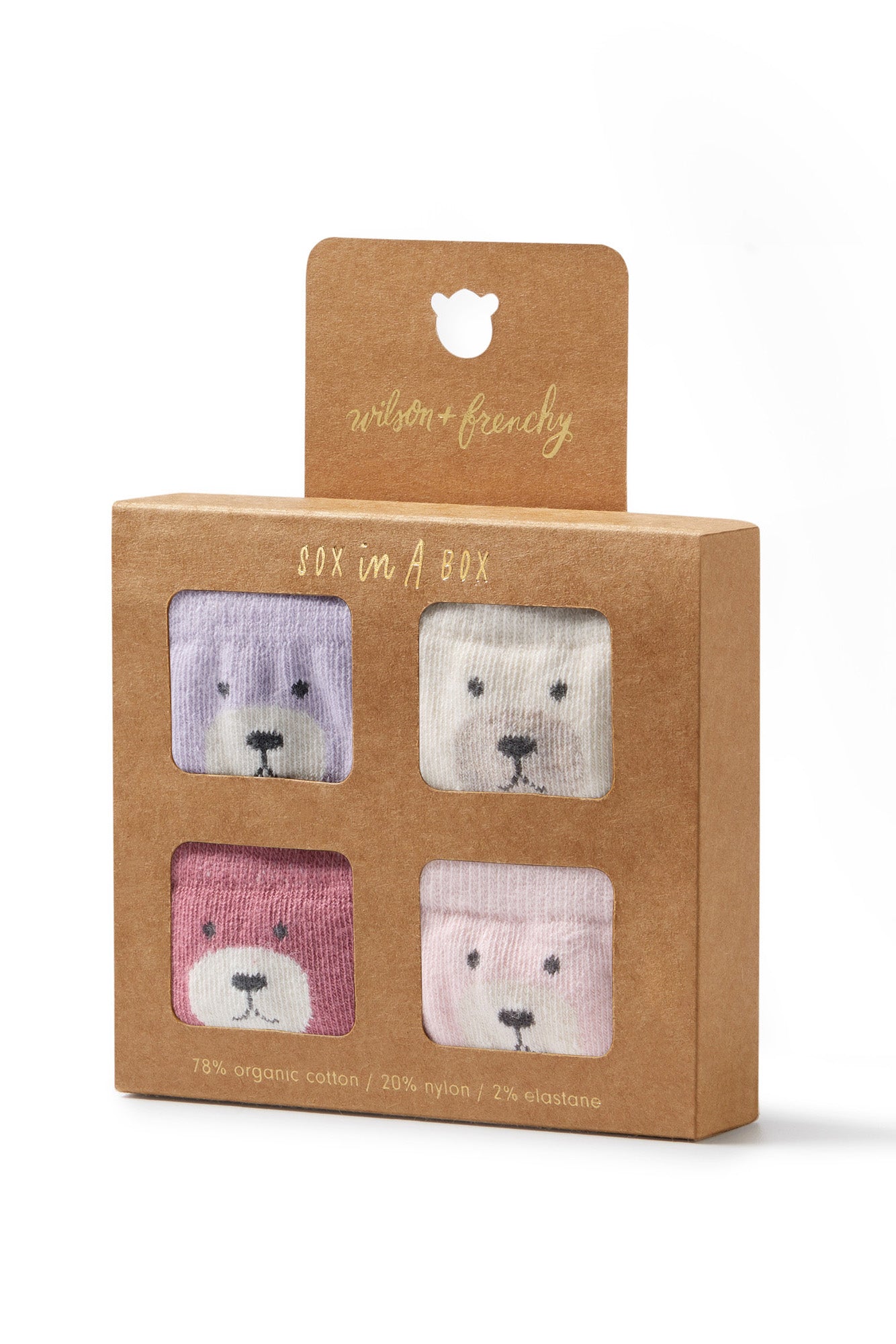 Wilson & Frenchy - Girls Organic 4 Pack Baby Socks