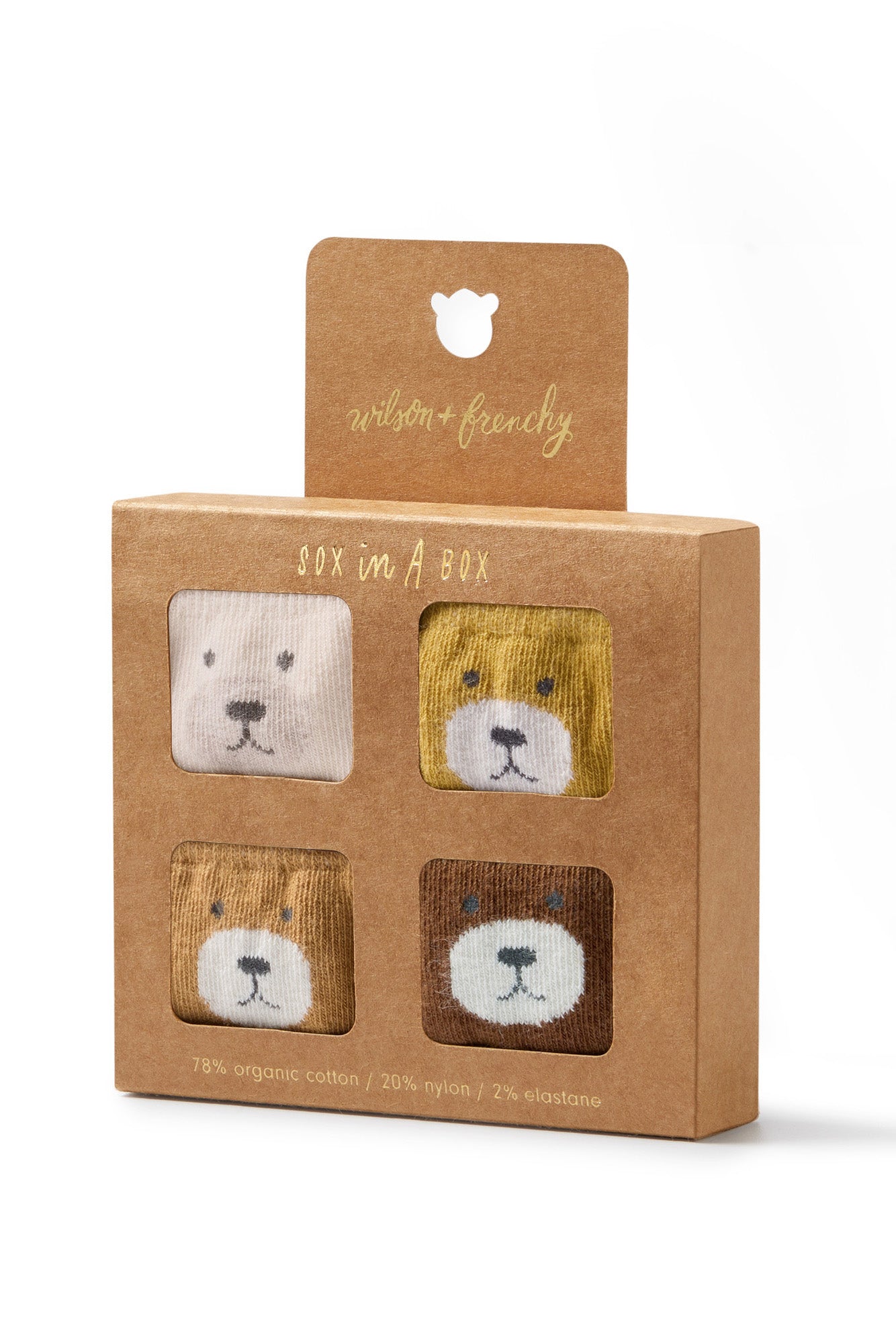 Wilson & Frenchy - Unisex Organic 4 Pack Baby Socks