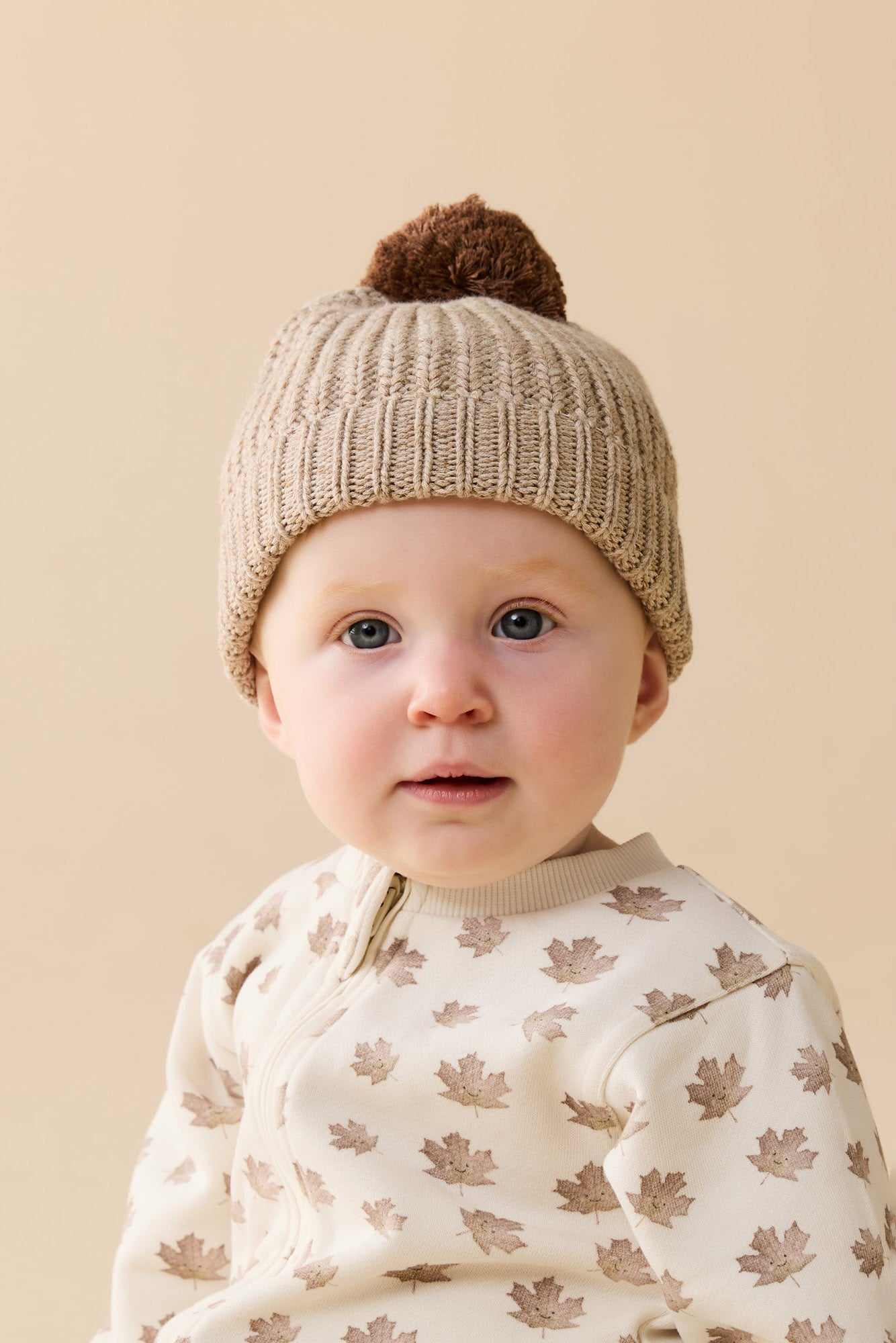 Wilson & Frenchy - Sandstone Organic Knitted Hat