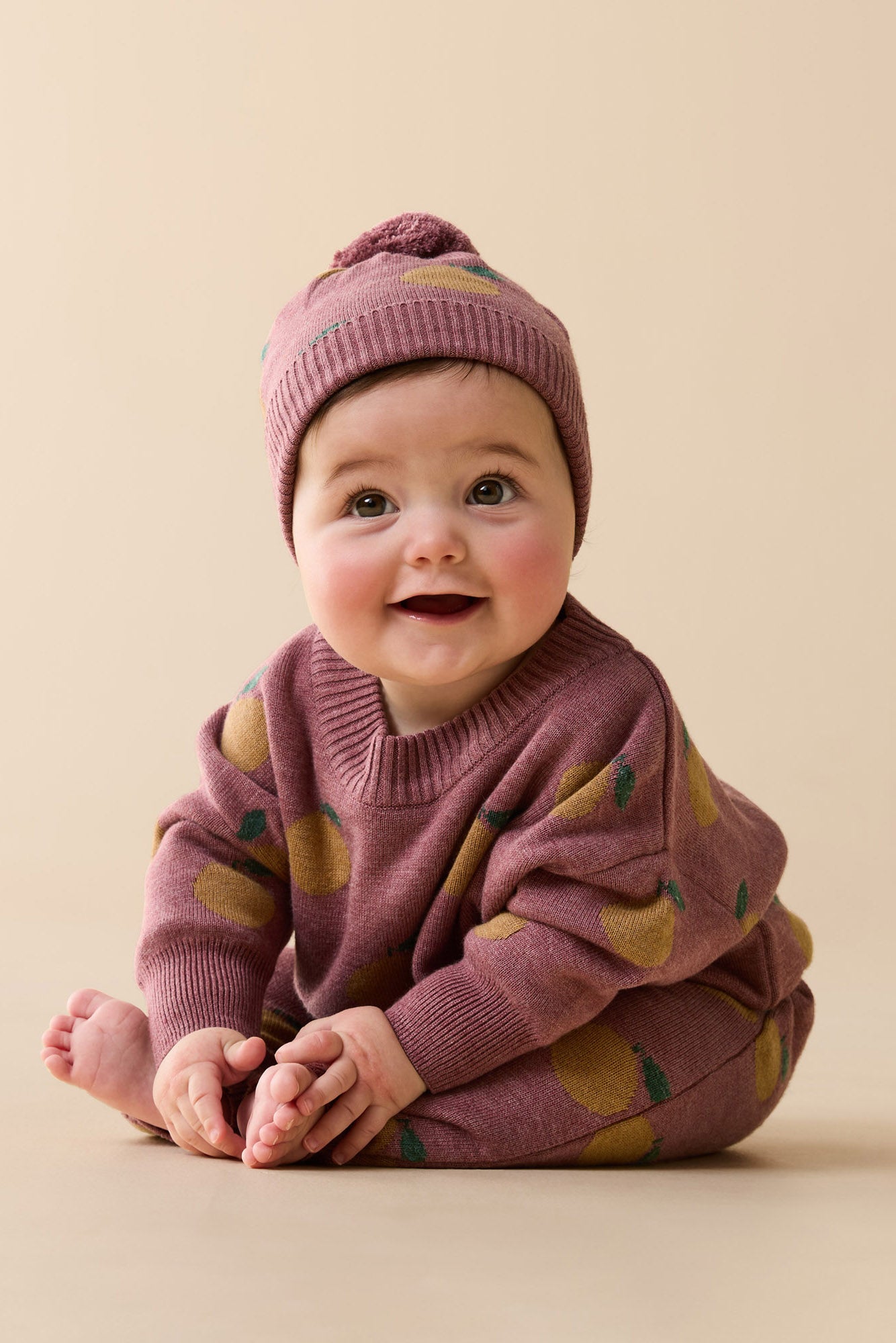 Wilson & Frenchy - Clementine Organic Knitted Jacquard Hat