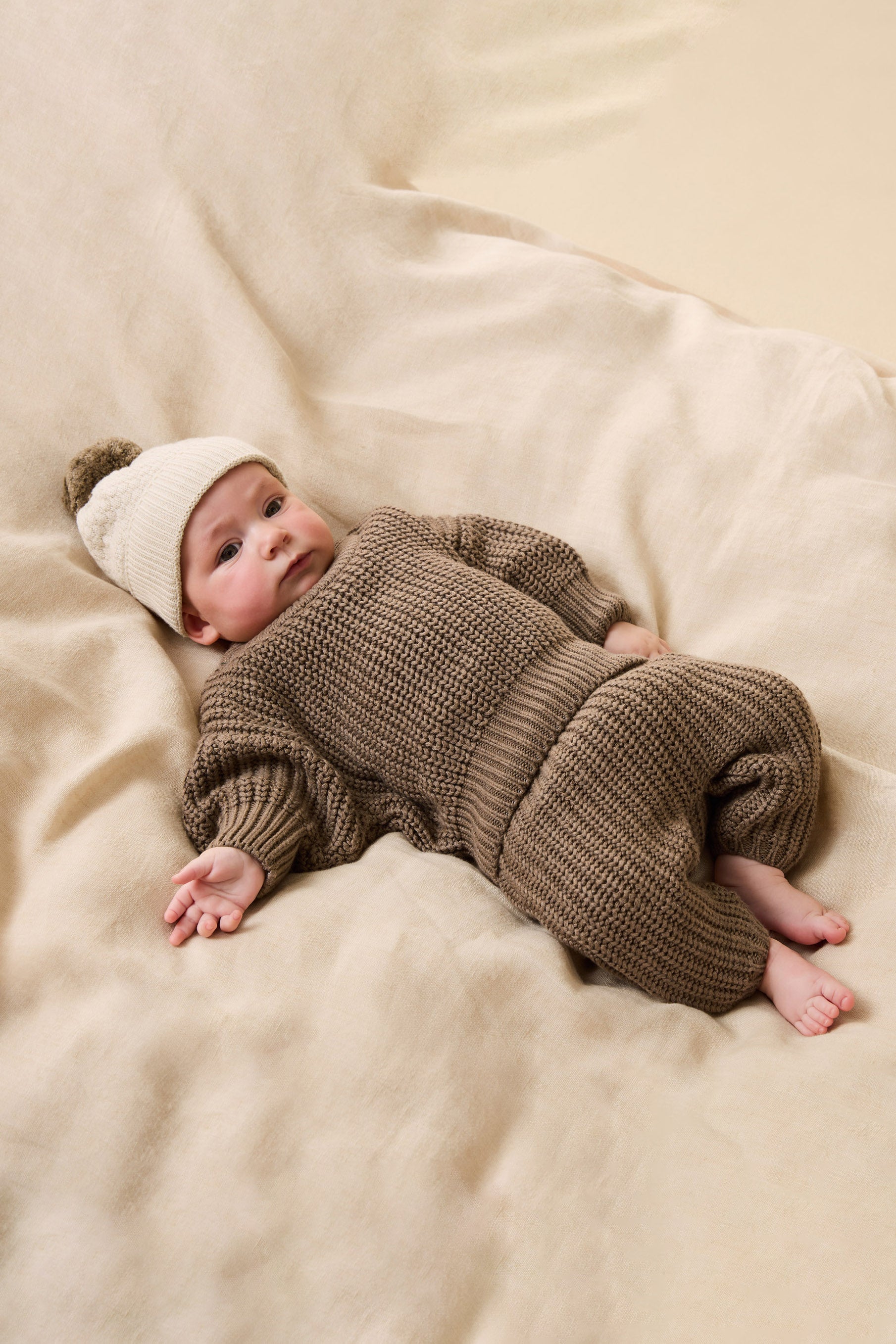 Wilson & Frenchy - Chestnut Organic Knitted Jumper