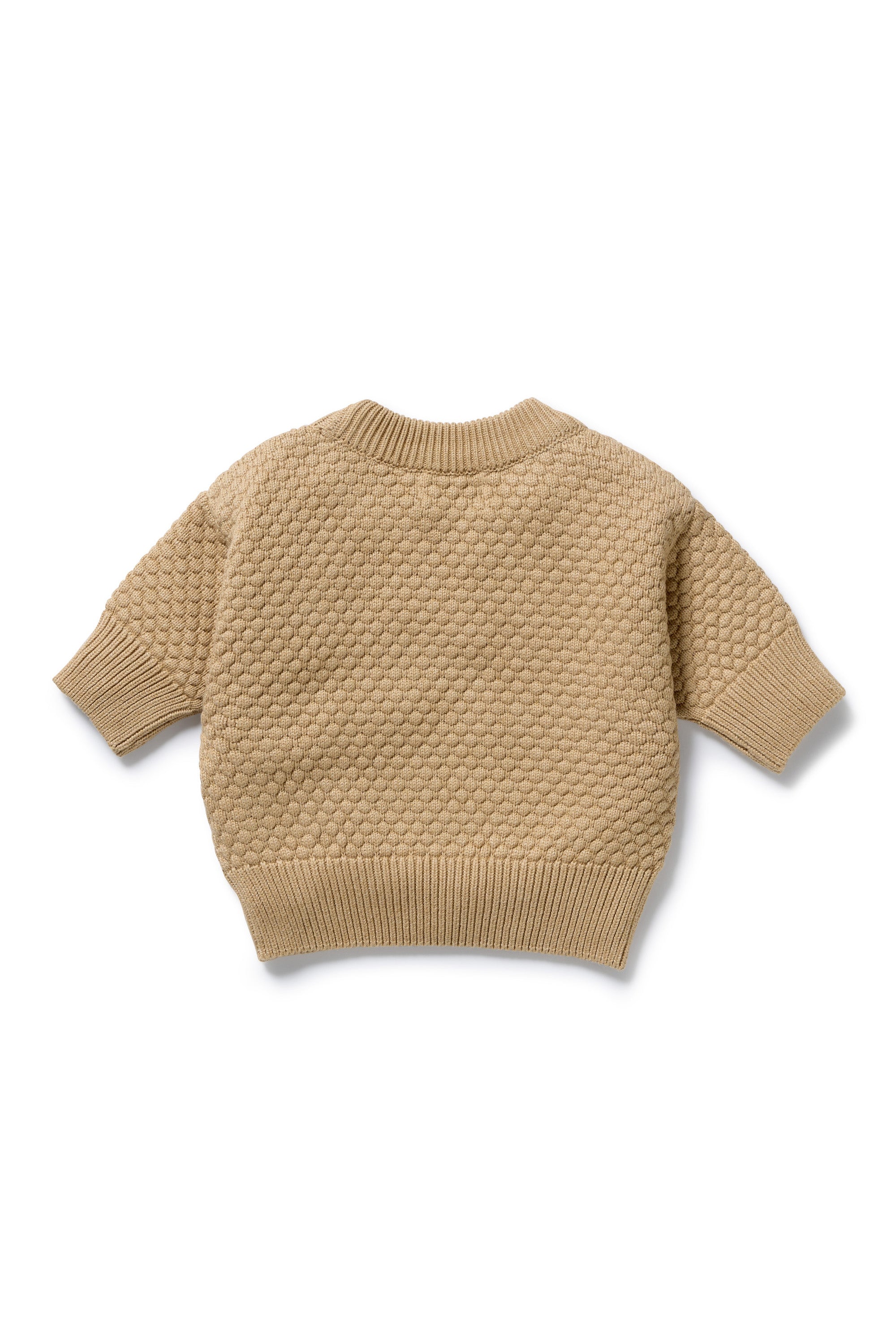 Wilson & Frenchy - Oat and Mulberry Organic Knitted Bauble Jumper