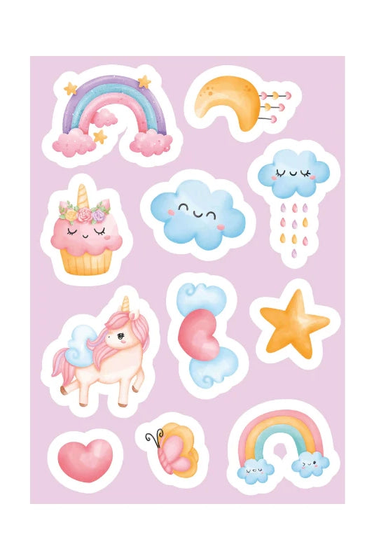 Stickers and Activities Book Unicorns