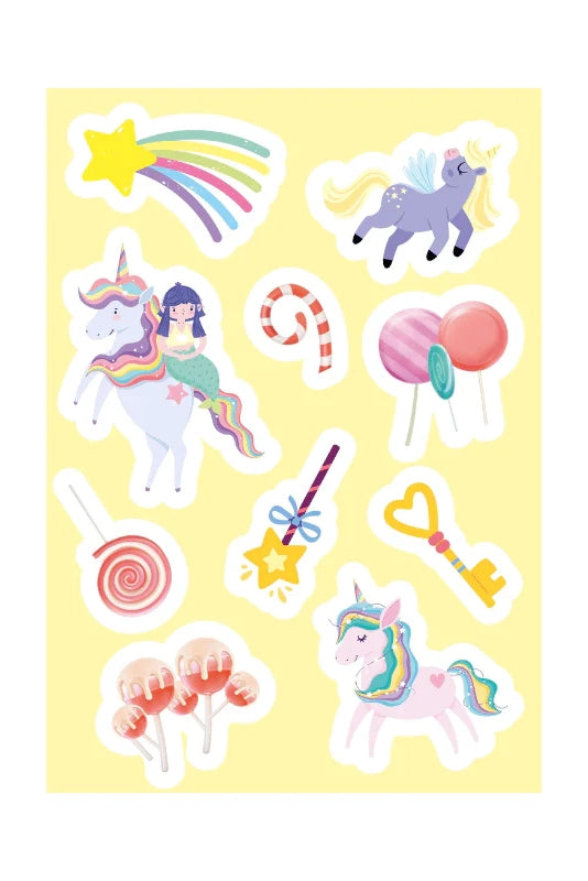 Stickers and Activities Book Unicorns