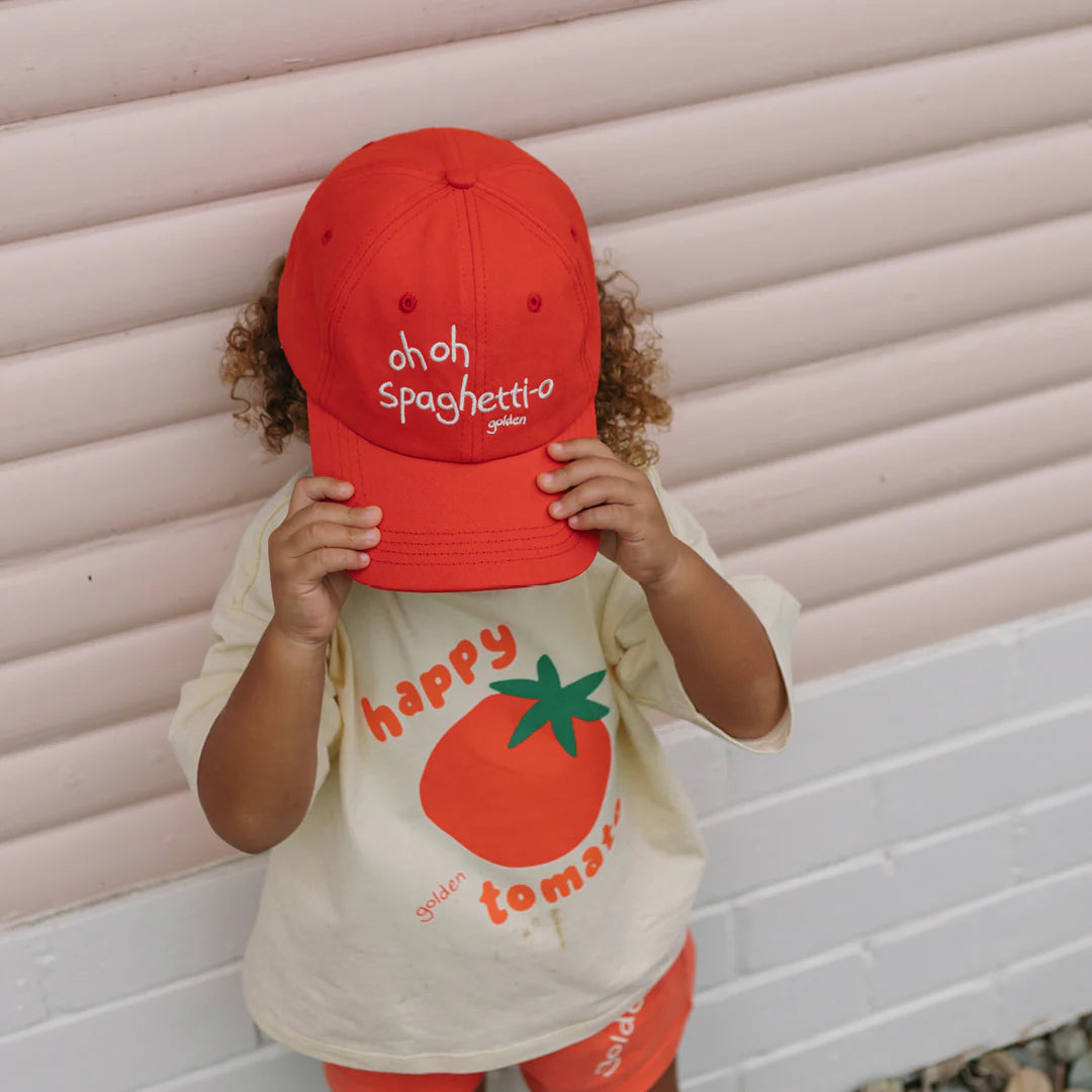 Golden Children - Happy Tomato Mid Sleeve Tee Vanilla Parfait