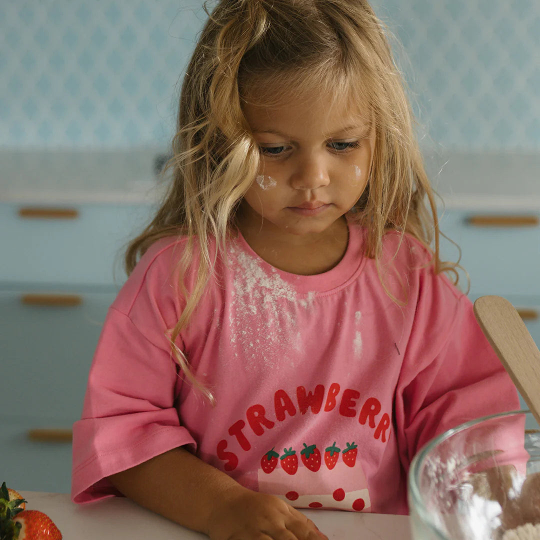 Golden Children - Cake 'n' Bake Mid Sleeve Tee Meringue Pink