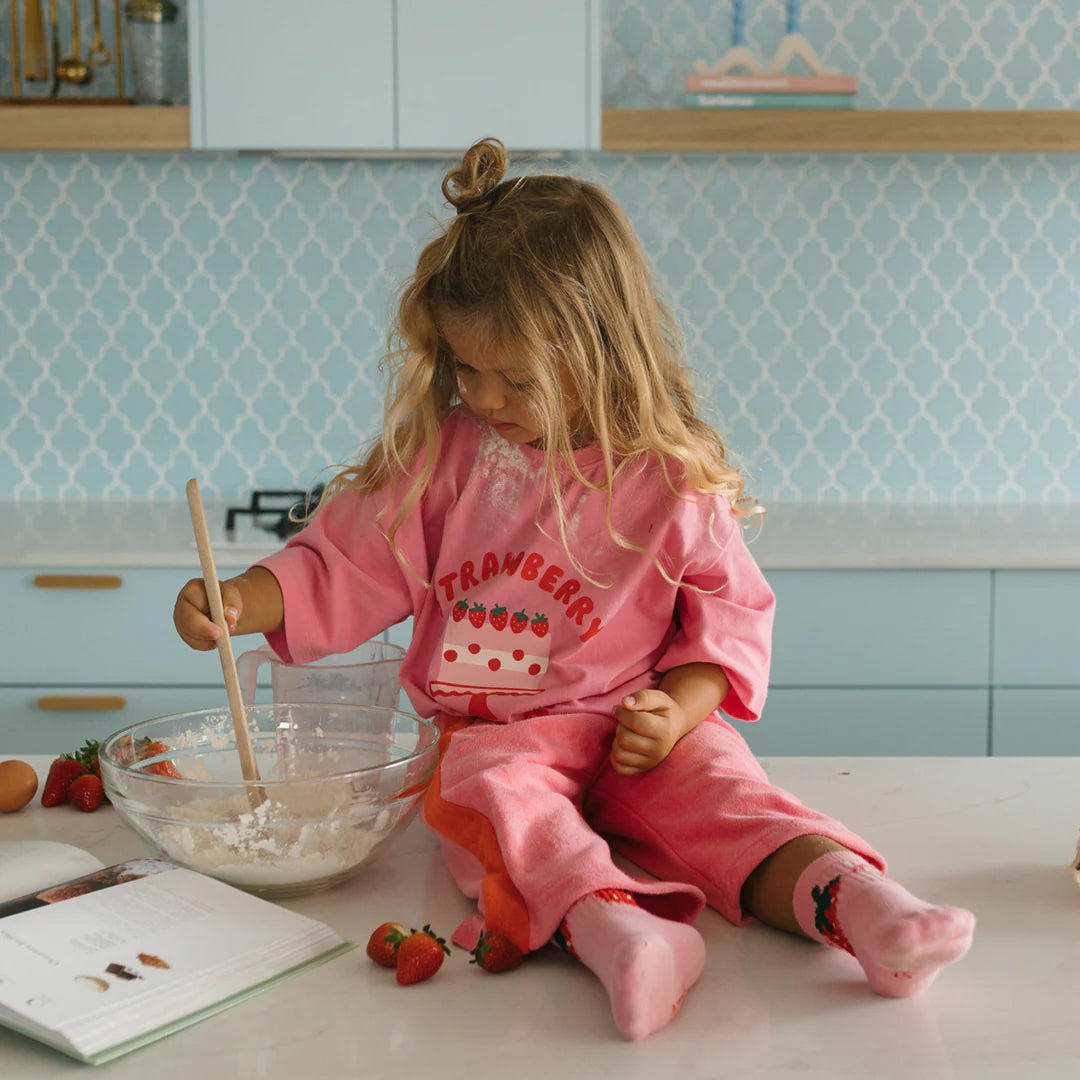 Golden Children - Cake 'n' Bake Mid Sleeve Tee Meringue Pink