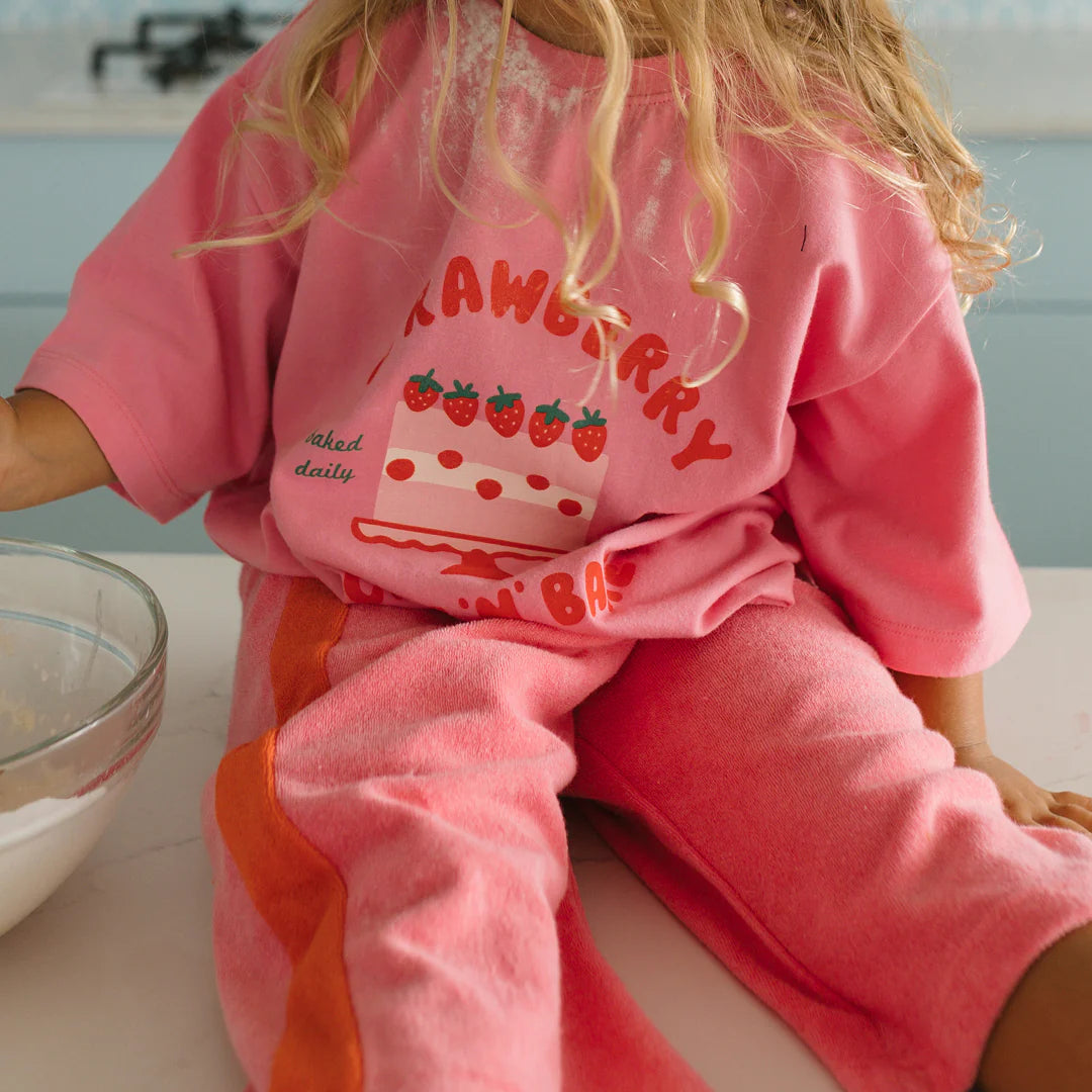 Golden Children - Cake 'n' Bake Mid Sleeve Tee Meringue Pink