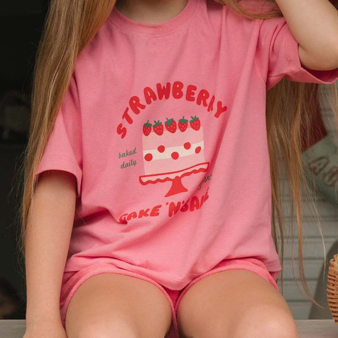 Golden Children - Cake 'n' Bake Mid Sleeve Tee Meringue Pink