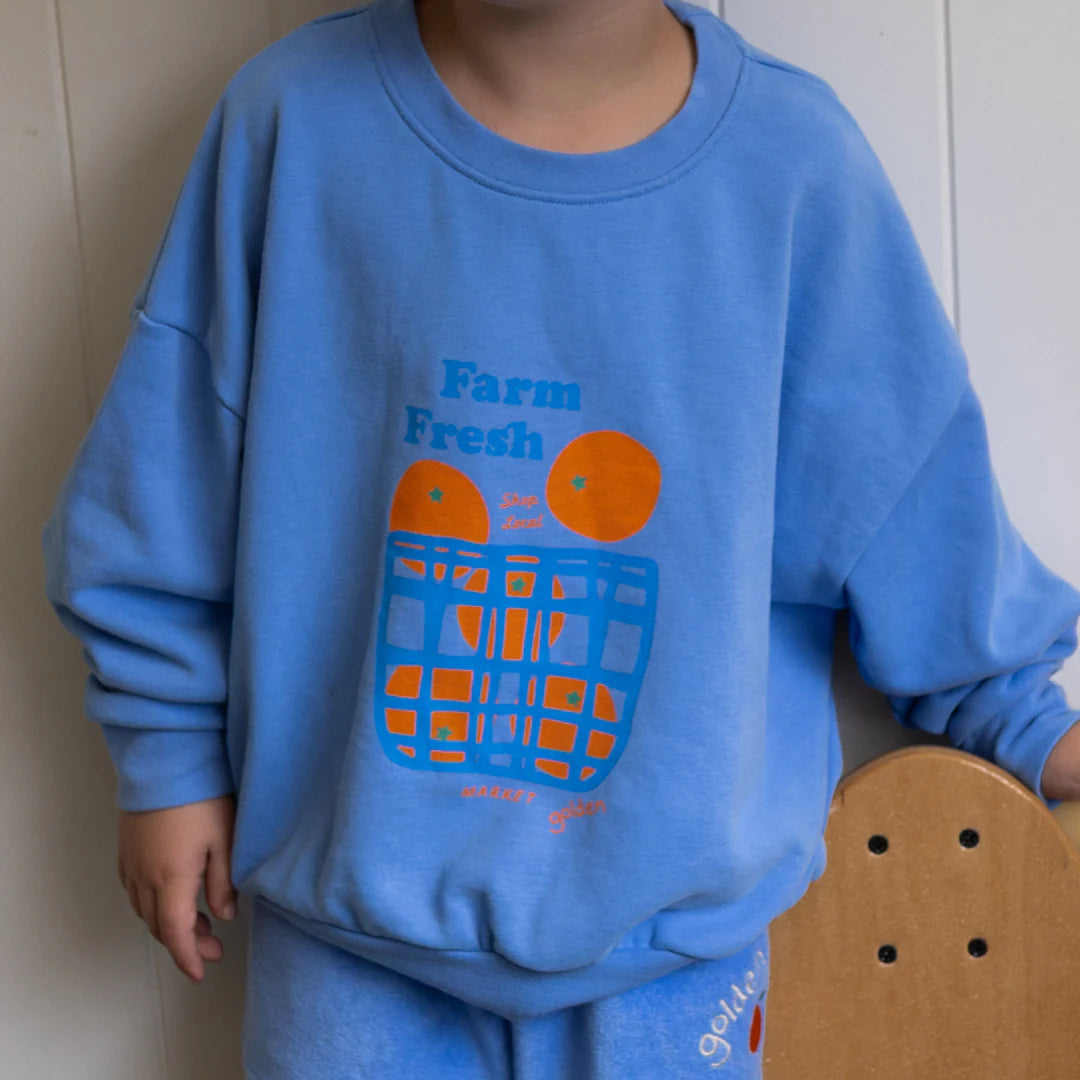 Golden Children - Farm Fresh Sweater Pool Blue