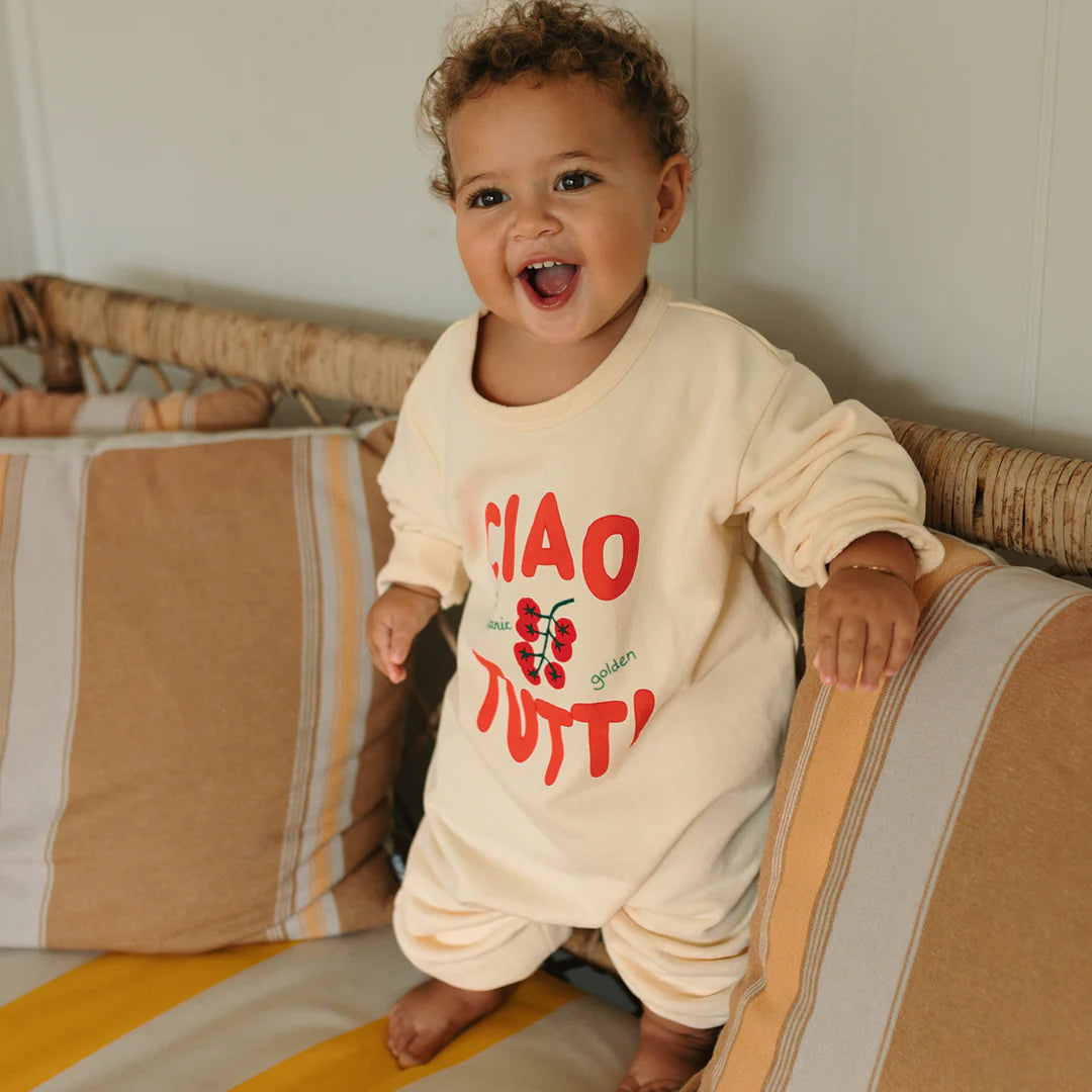 Golden Children - Ciao Tutti Playsuit Buttercream