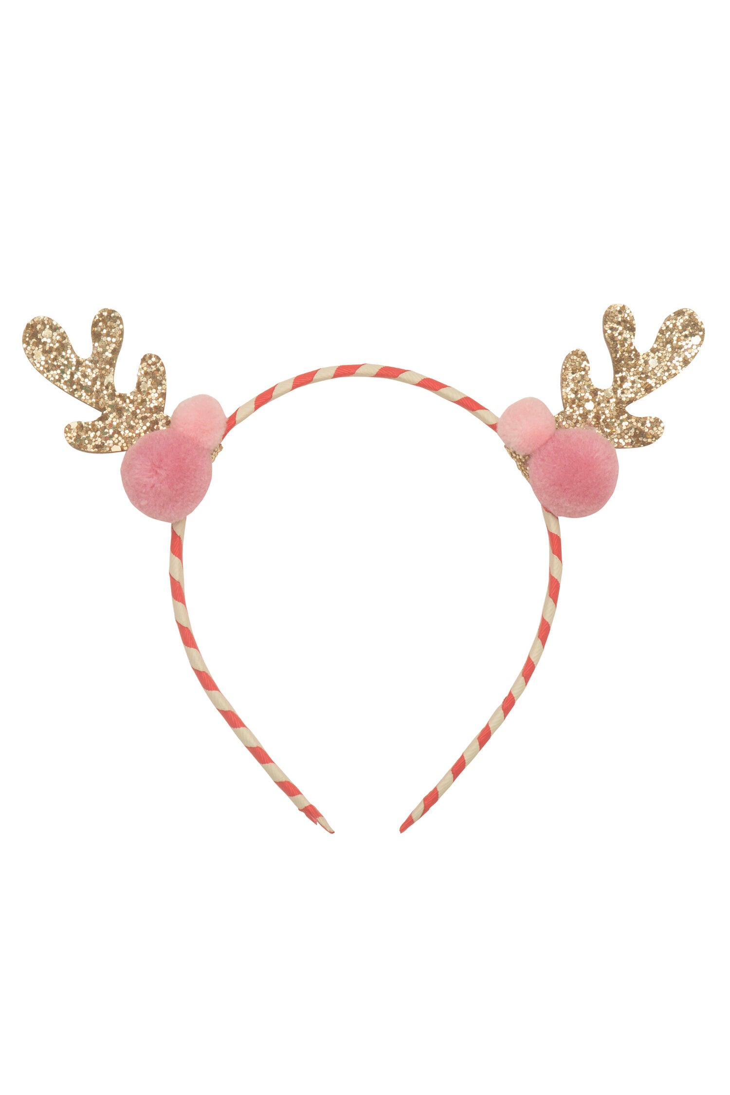 Rockahula - Stripy Pom Pom Reindeer Headband