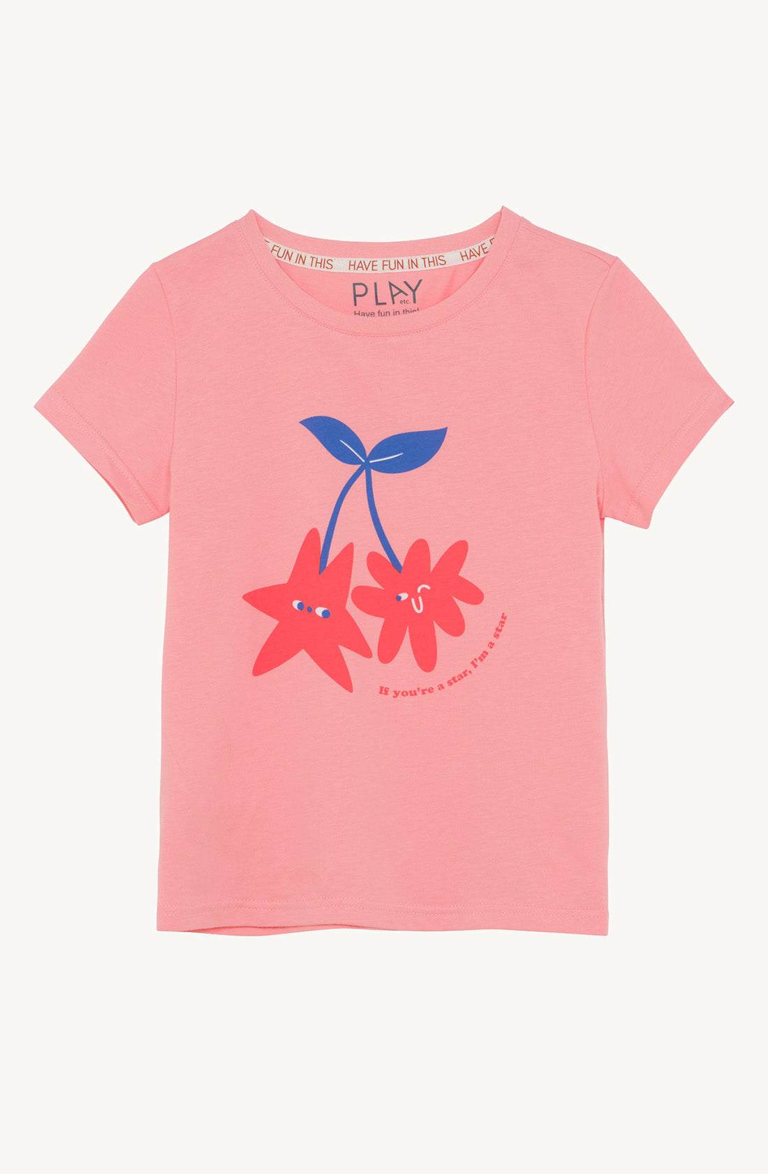 PLAYetc You're a Star Tee in pink.