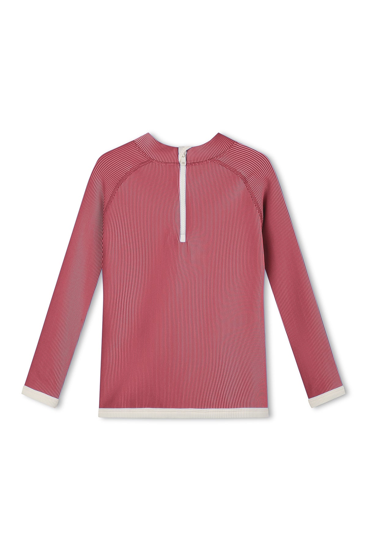 Zulu & Zephyr - Mini Stripe Rashie Clay Red