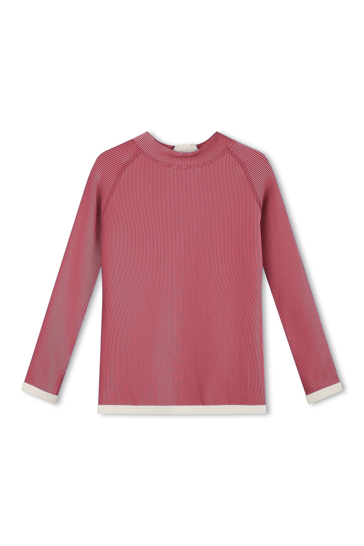 Zulu & Zephyr - Mini Stripe Rashie Clay Red