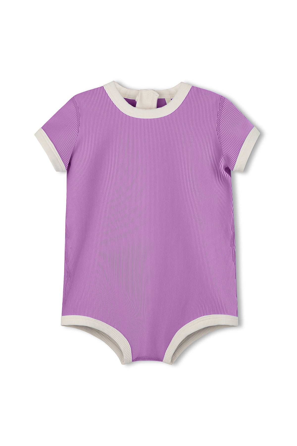 Zulu & Zephyr - Mini Stripe Infant Onesie Lilac