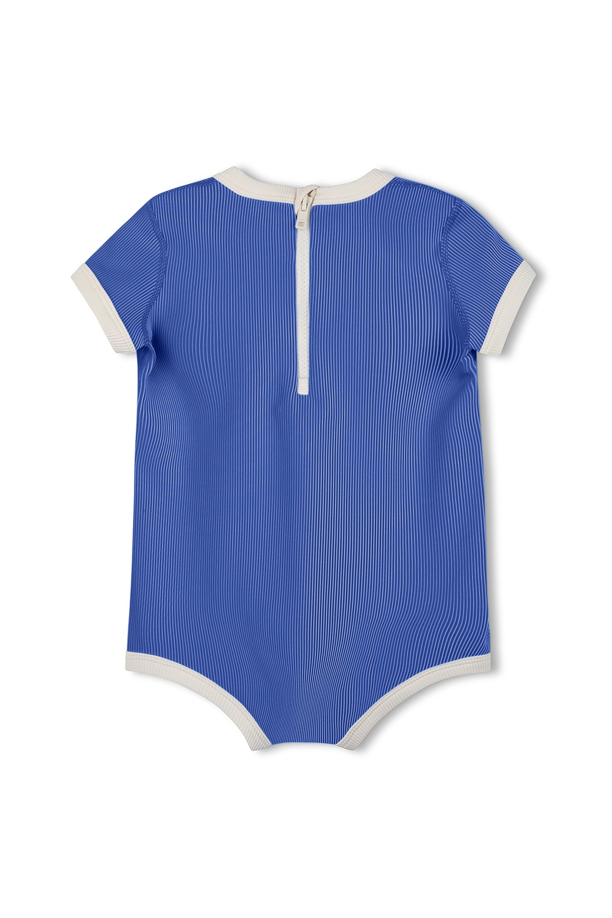 Zulu & Zephyr - Mini Stripe Infant Onesie Sea Blue