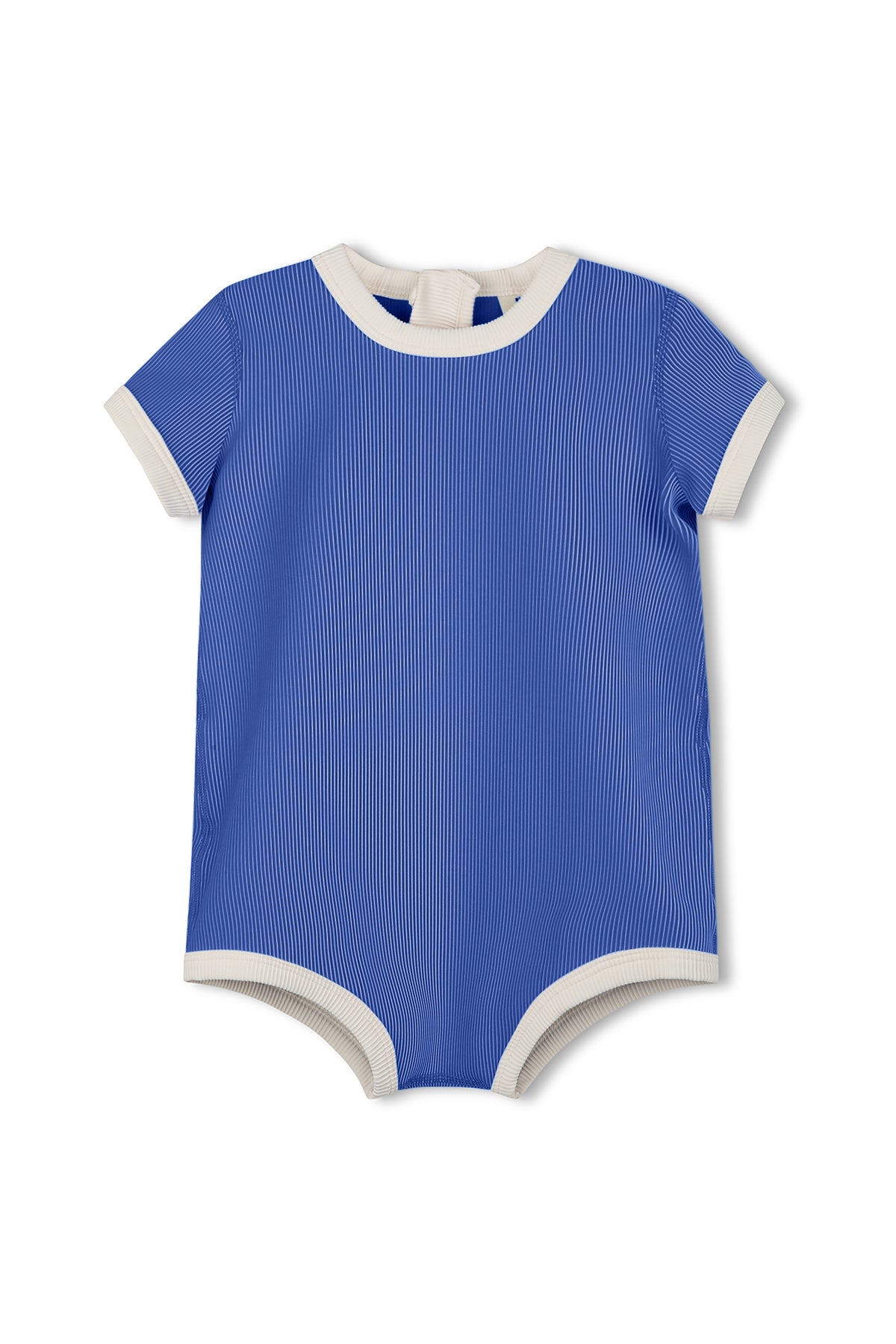 Zulu & Zephyr - Mini Stripe Infant Onesie Sea Blue