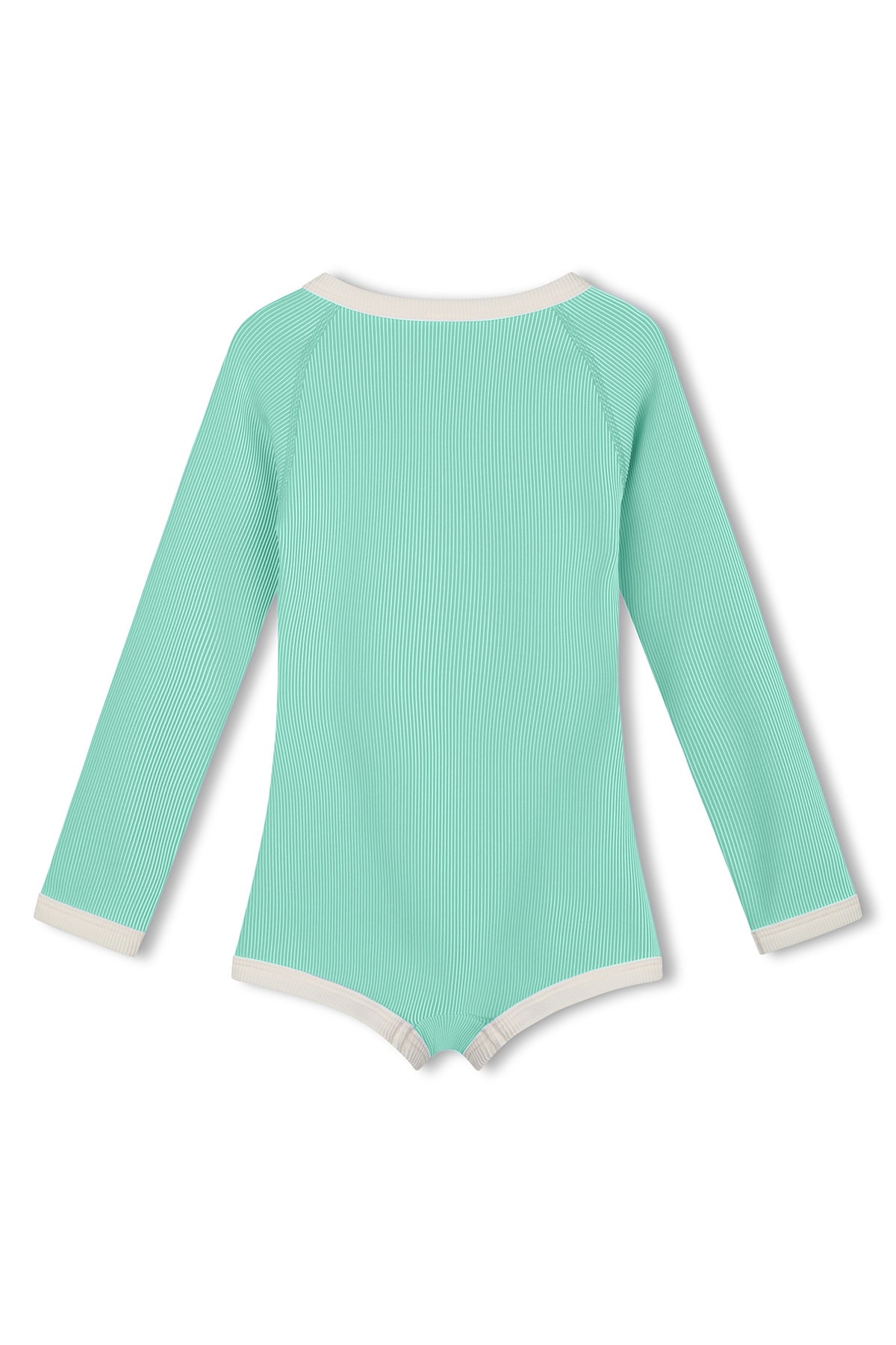 Zulu & Zephyr - Mini Stripe Rashie Onesie Aqua