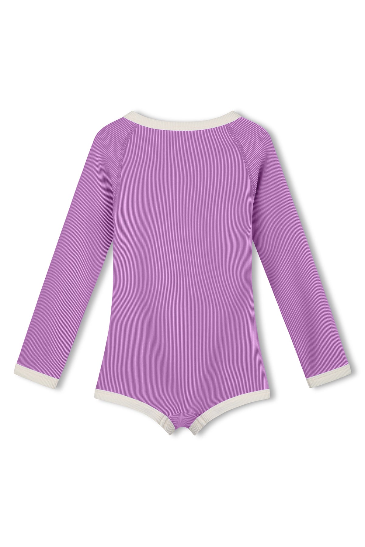 Zulu & Zephyr - Mini Stripe Rashie Onesie Lilac