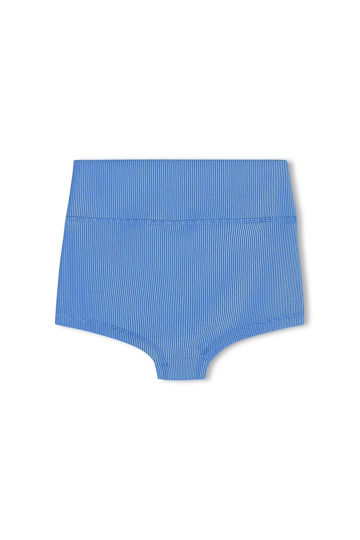 Zulu & Zephyr - Mini Stripe Rib Boy Short Sky Blue