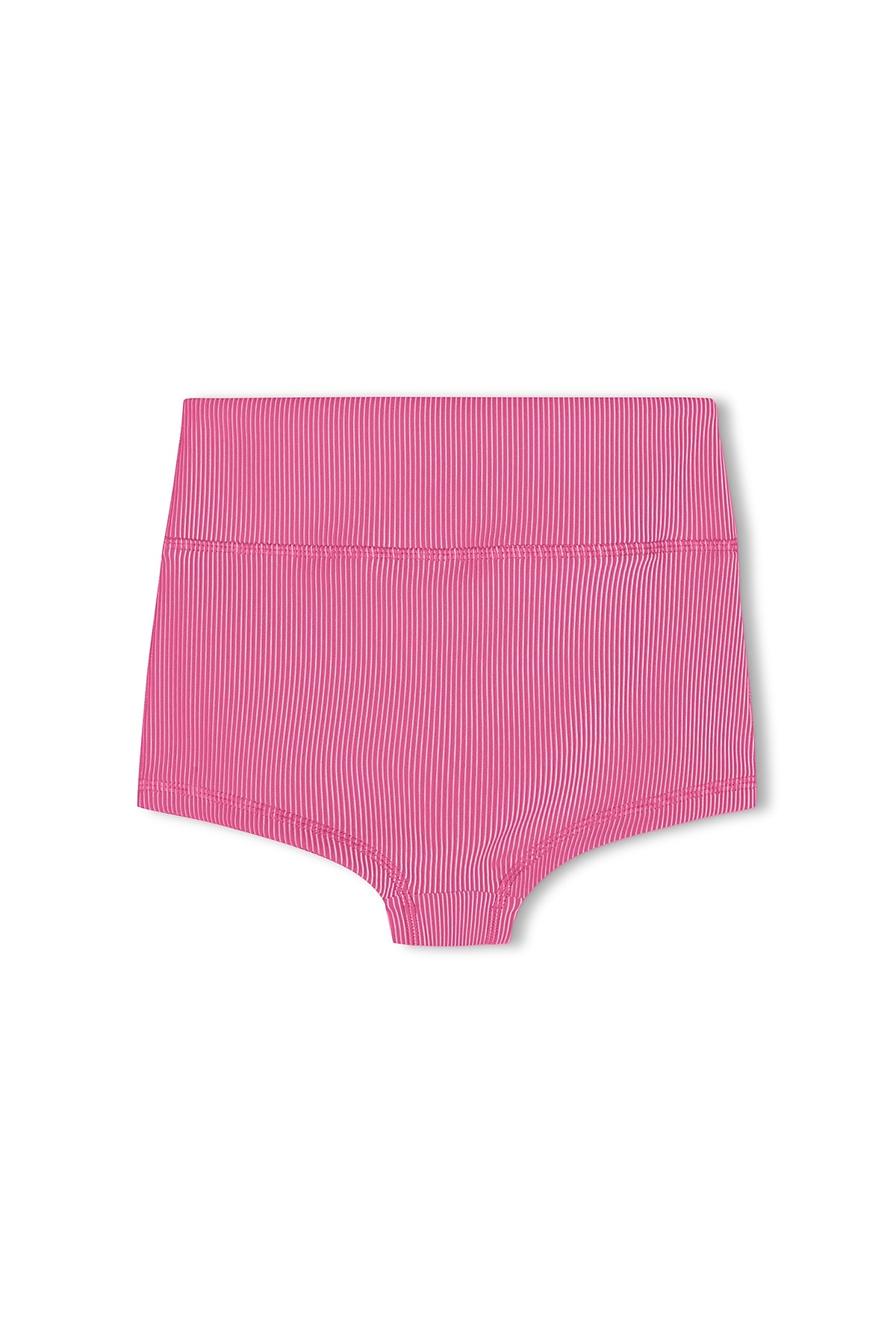 Zulu & Zephyr - Mini Stripe Rib Boy Short Shell Pink