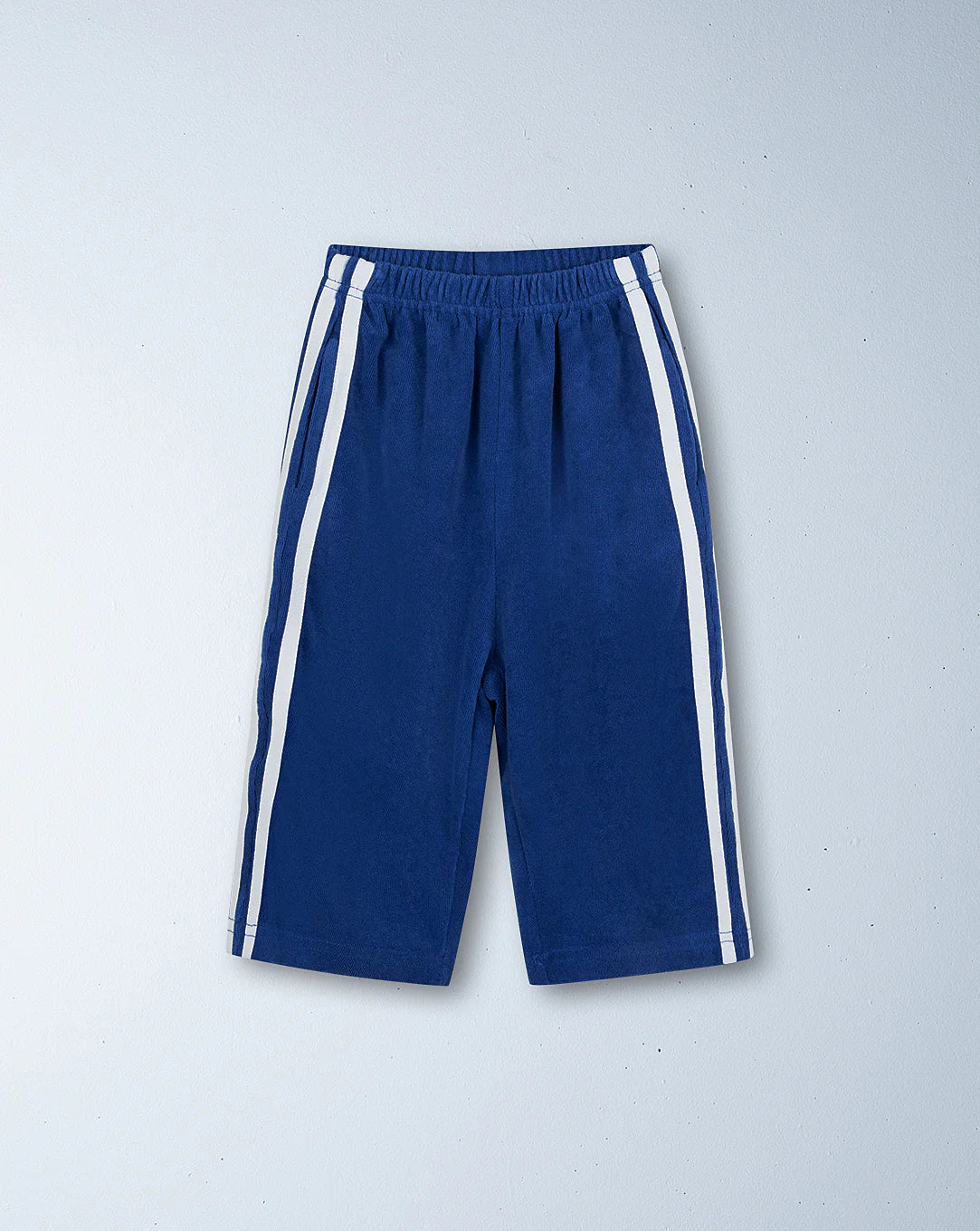 PRE-ORDER Ziggy Zaza - Twin Stripe Terry Pant Blu