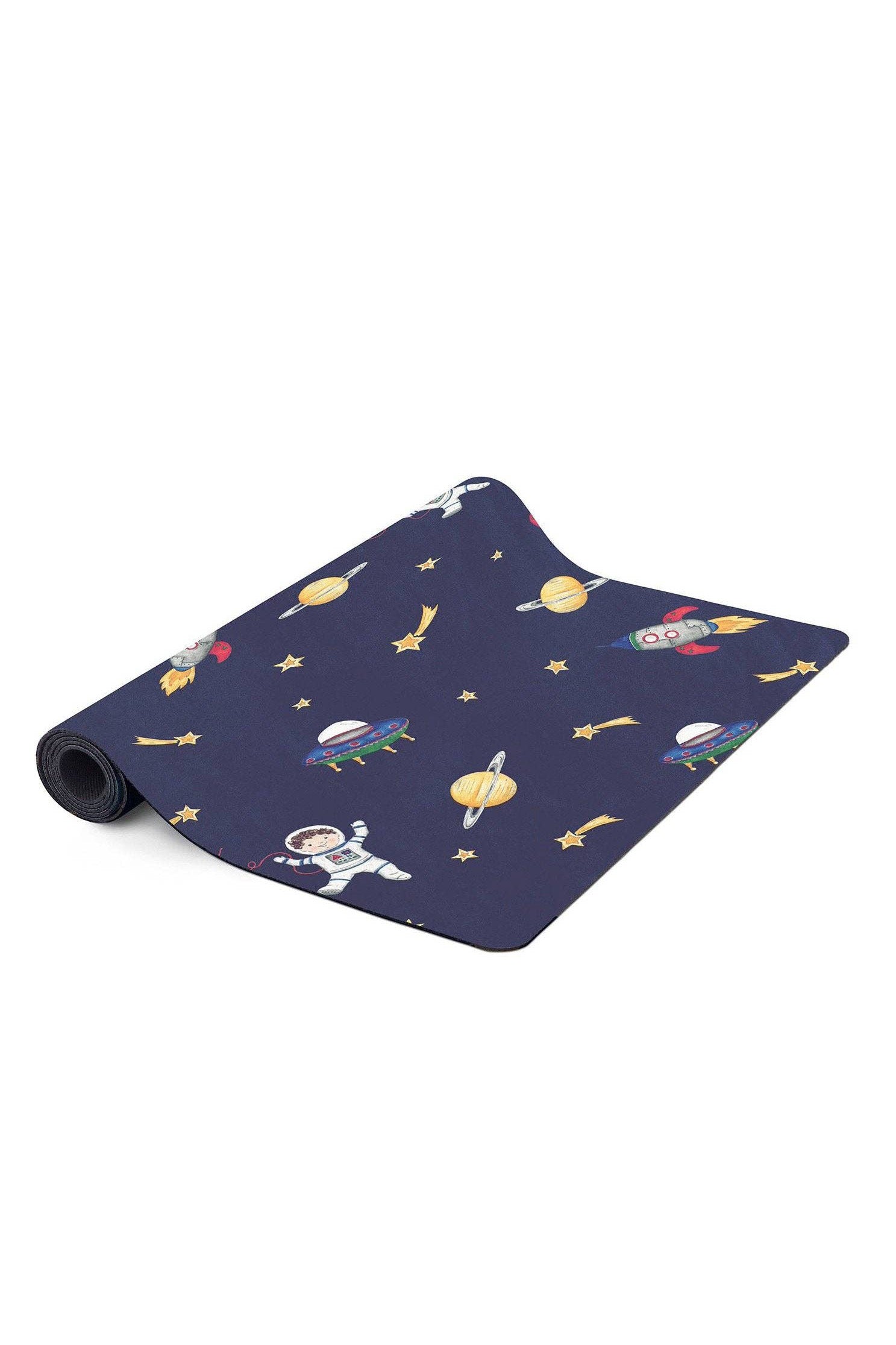 Space Print Kids Yoga Mat