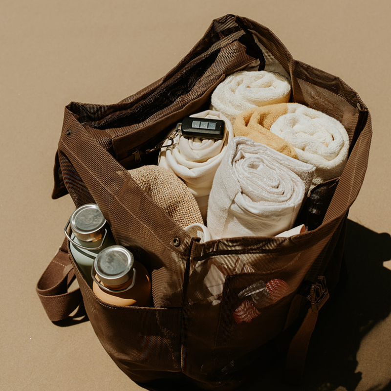 Sande - Beach Hauler™ Mesh Backpack Espresso