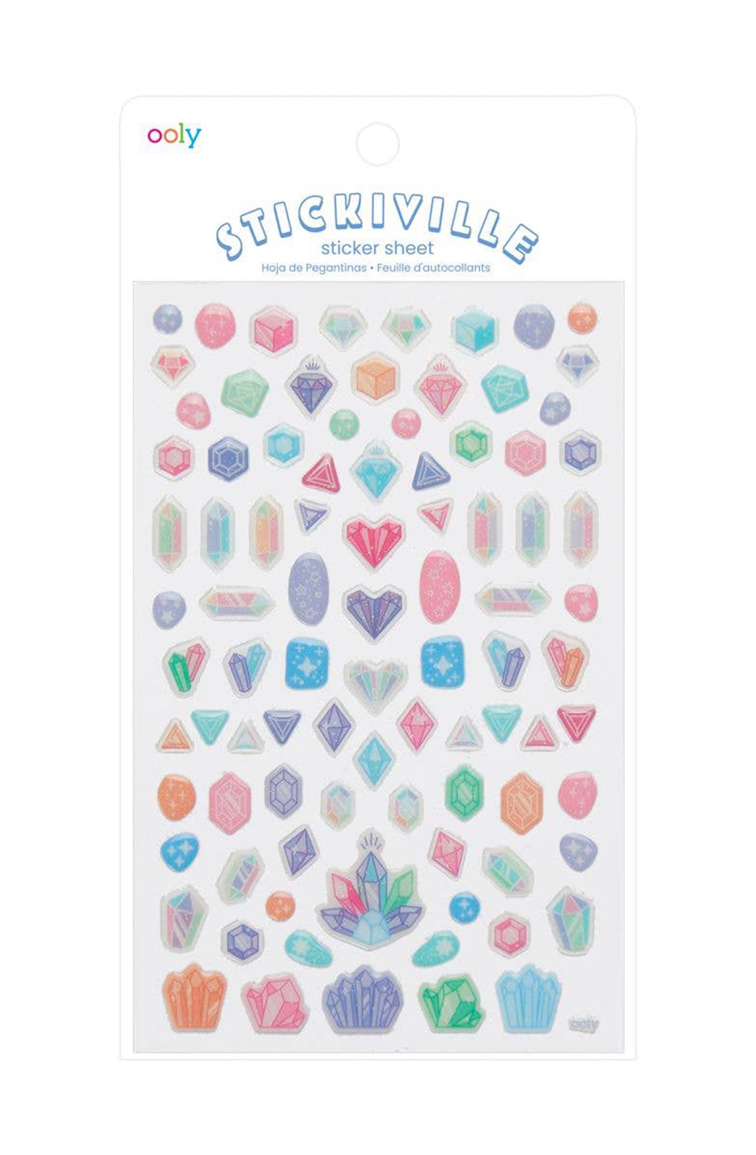 OOLY Stickiville Glitter Gem Stickers.