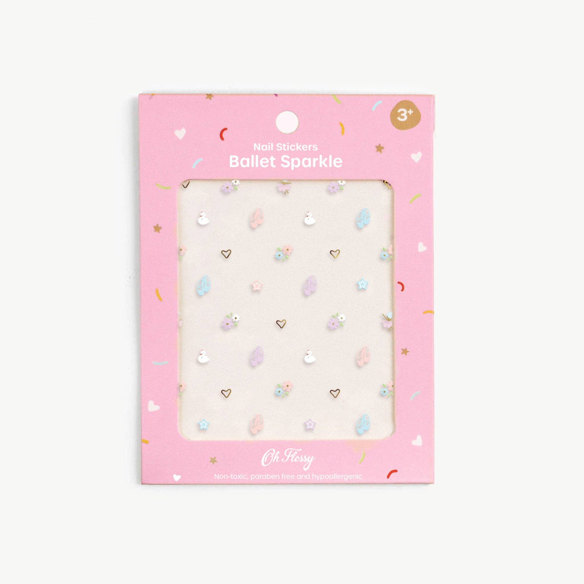 Oh Flossy - Nail Stickers Ballet Sparkle