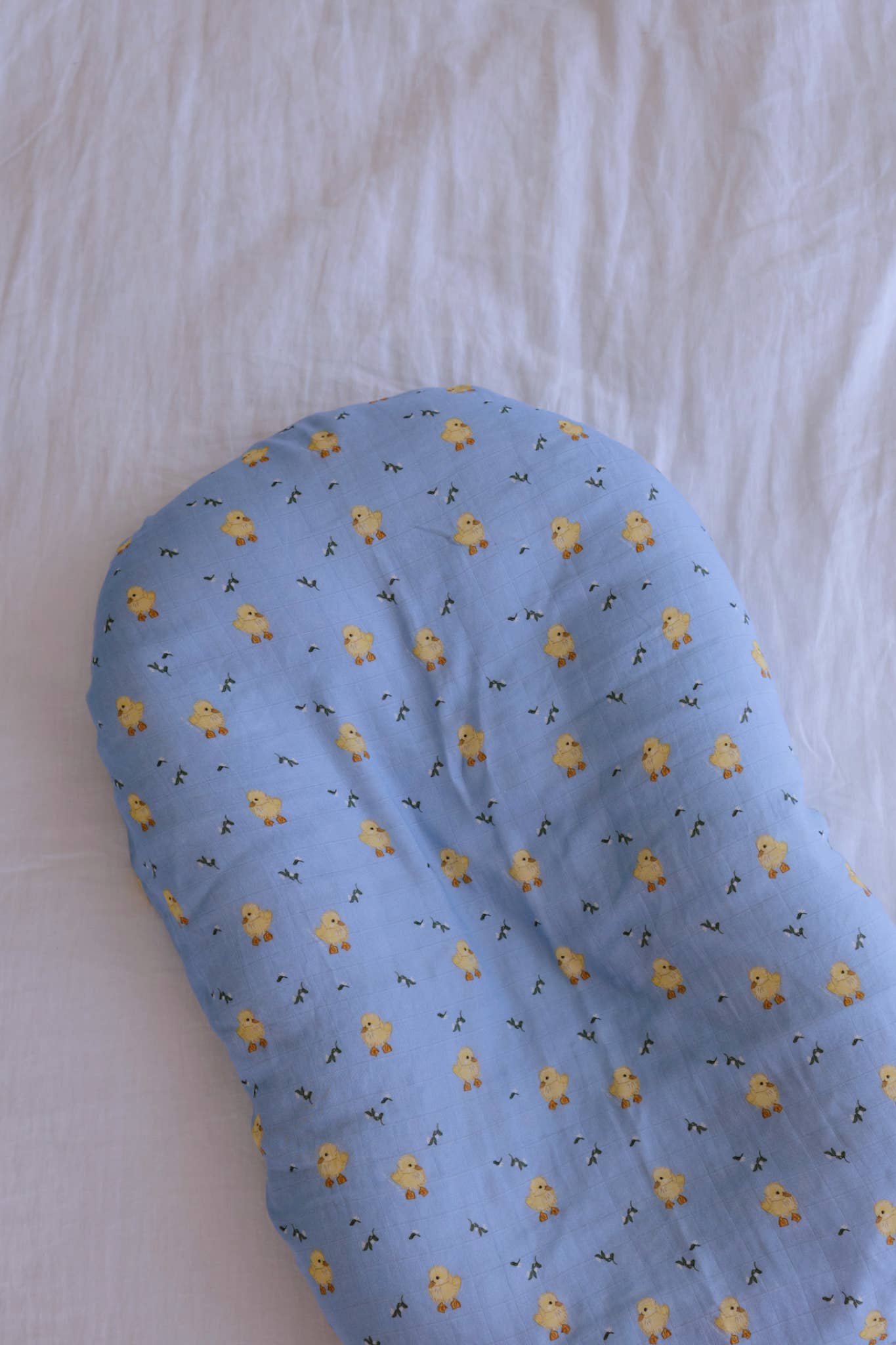 The Name Nest- Spring Duckling Baby Swaddle Wrap
