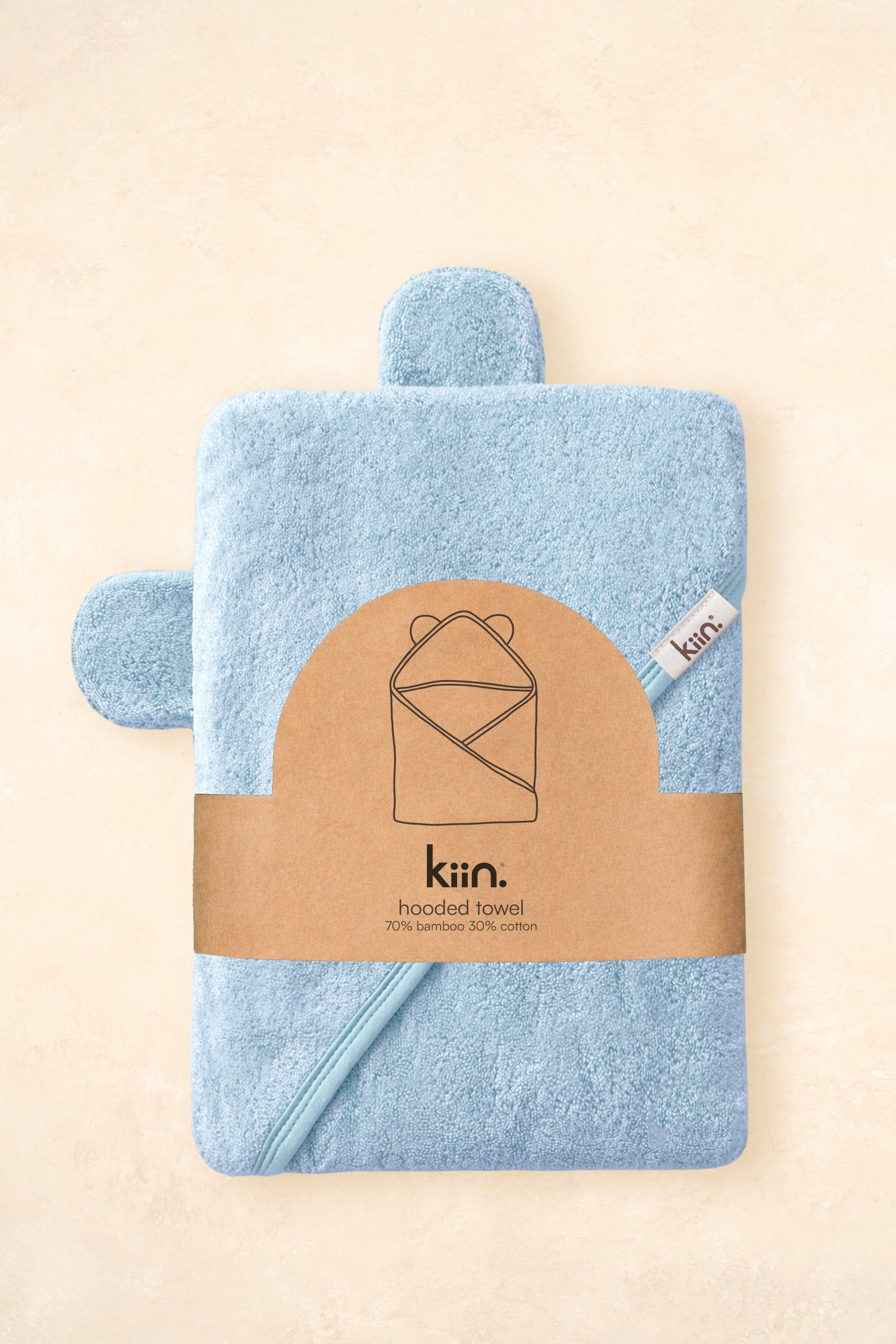 Kiin Baby - Hooded Towel Sky
