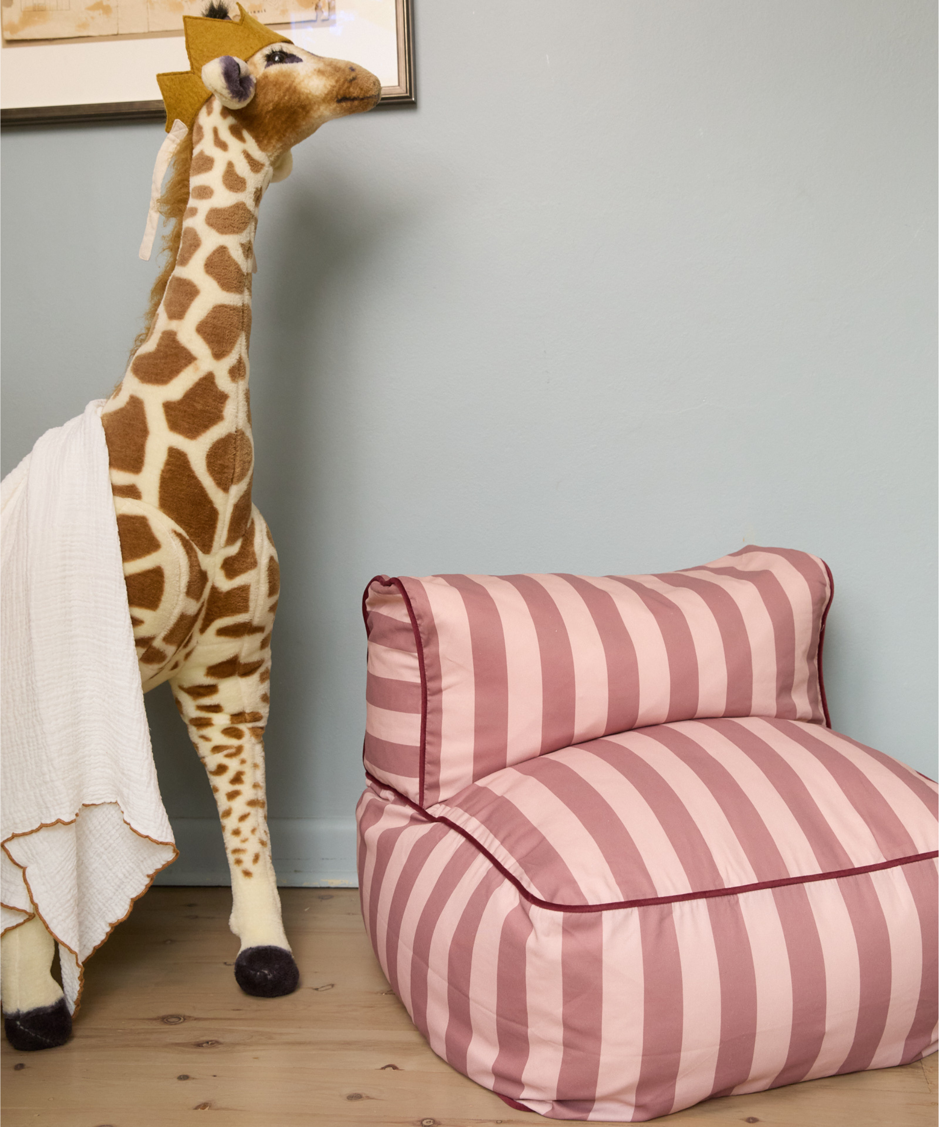 Philé - Striped Toddler Lounger Pink