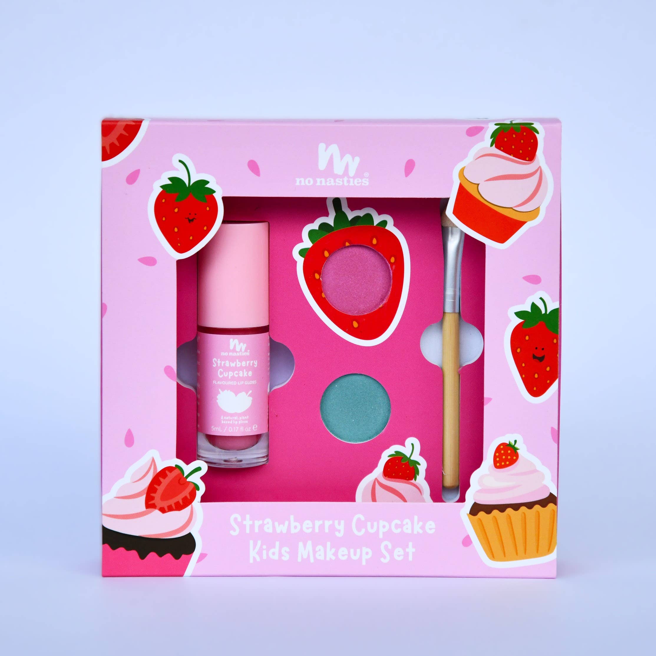 No Nasties - Strawberry Cupcake No Nasties Natural Makeup Gift Set
