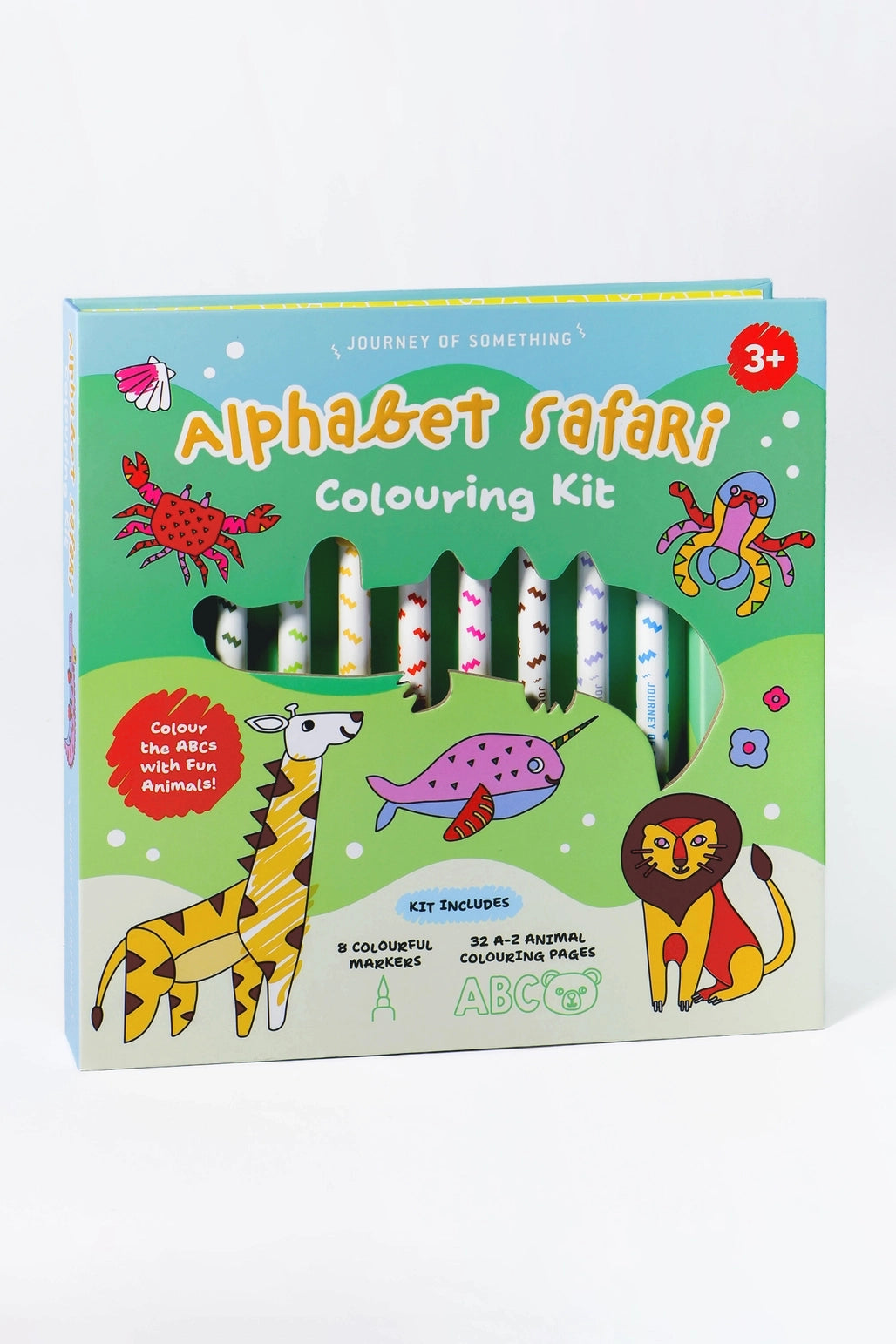 Journey of Something - Alphabet Safari Colouring Kit