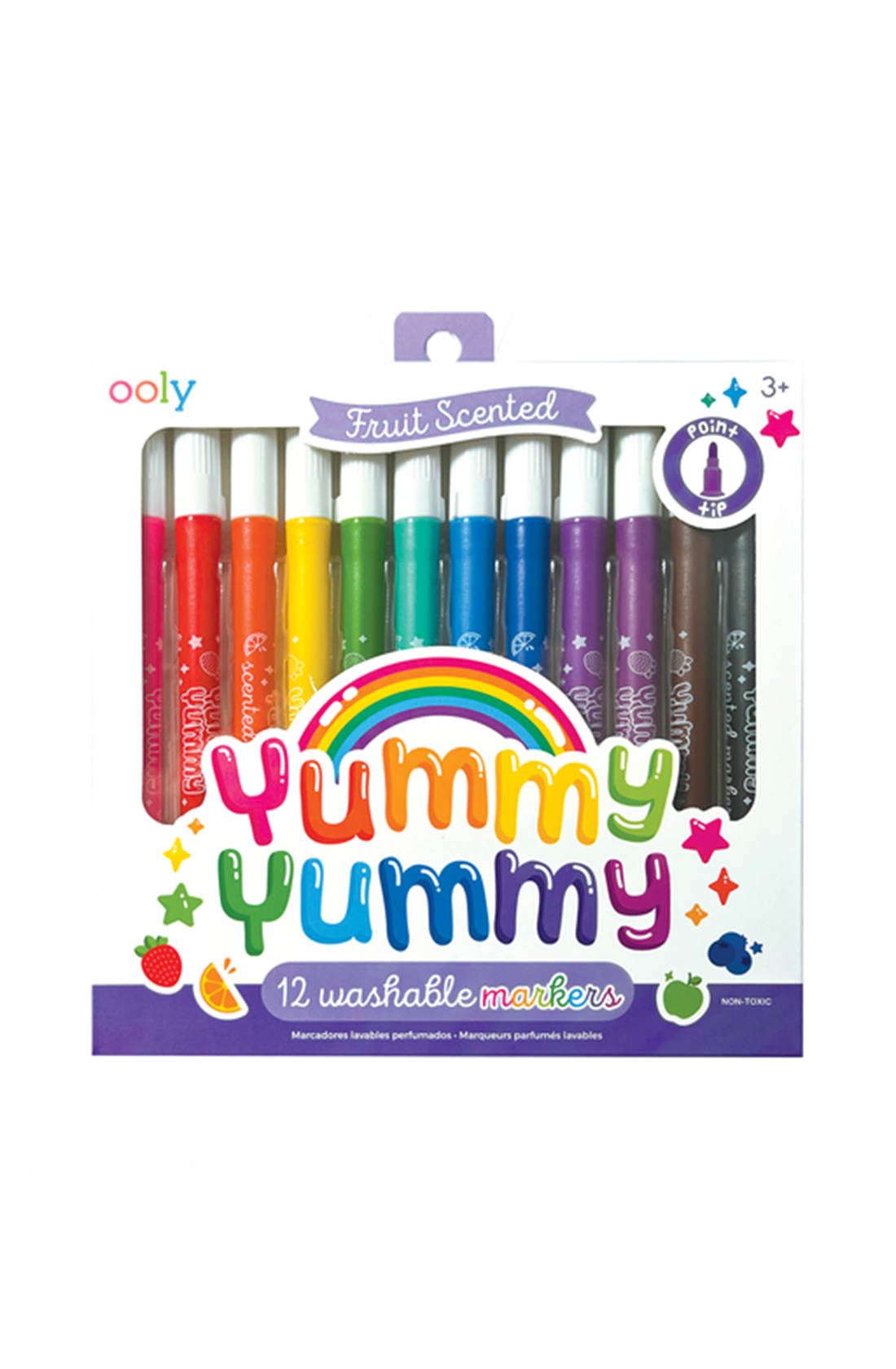 A packet of OOLY yummy yummy washable scented markers.