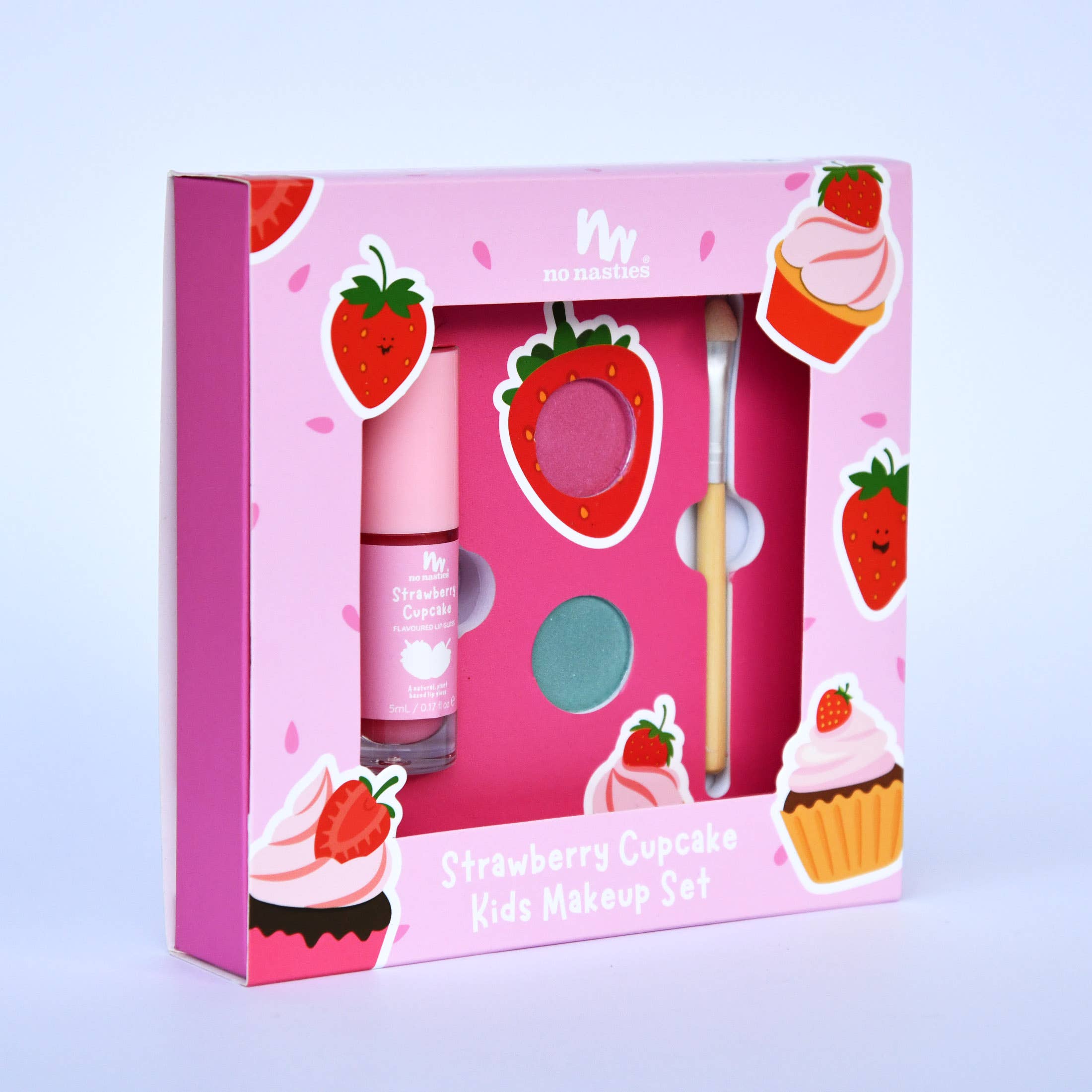 No Nasties - Strawberry Cupcake No Nasties Natural Makeup Gift Set