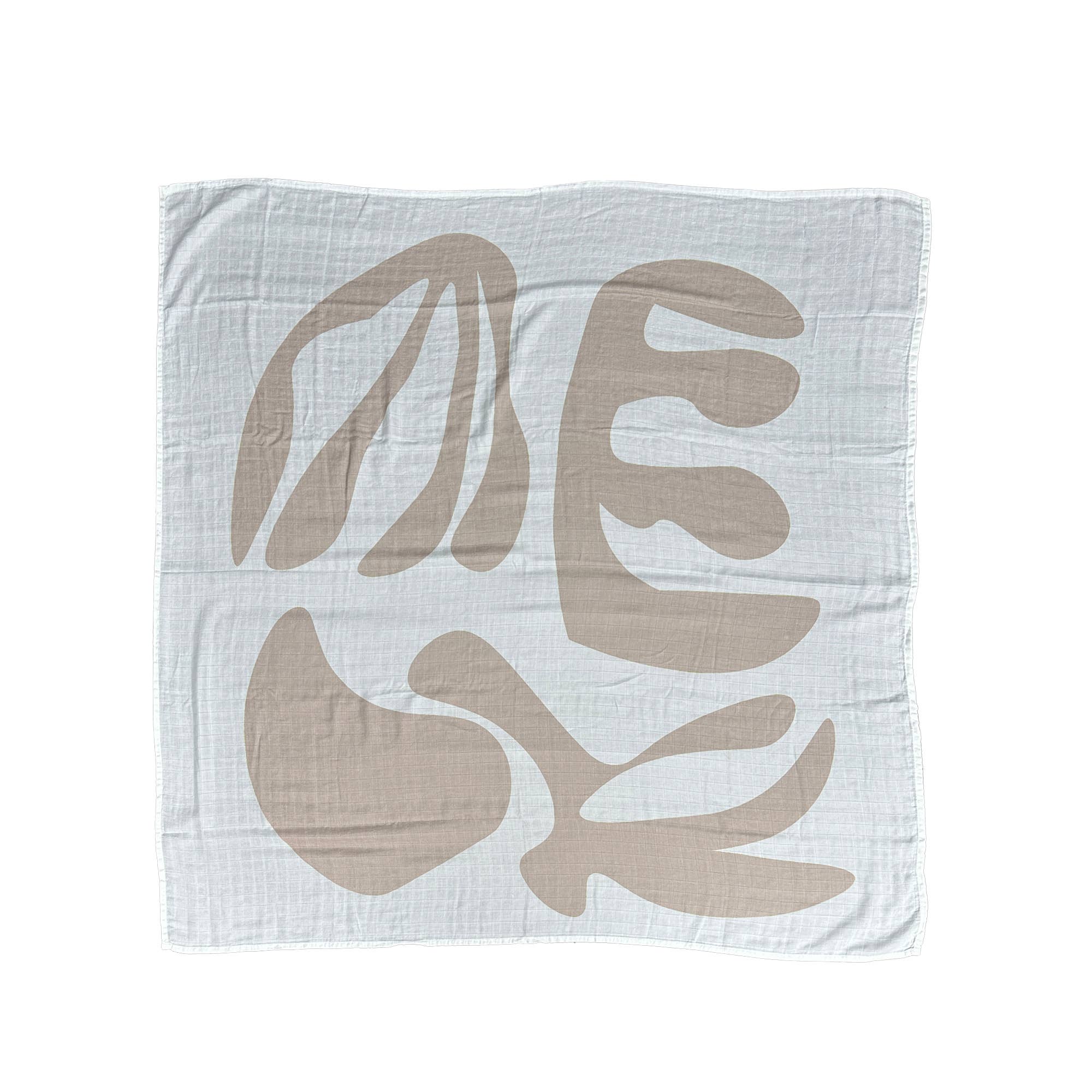 The organic GOTS certified muslin/cotton baby swaddle.