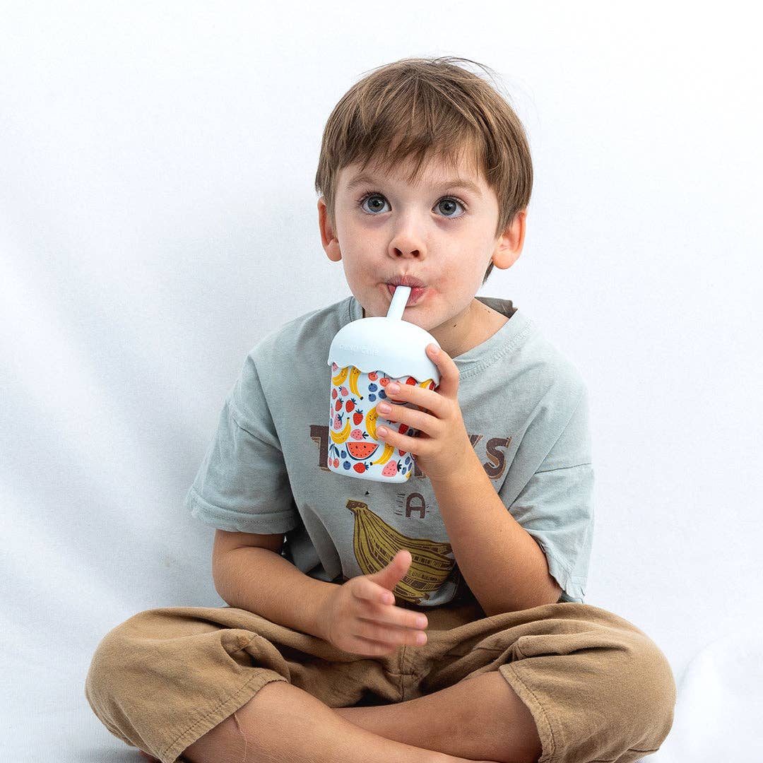 Chino Club - Blue Fruits Mini Smoothie Cup & Straw 200ml
