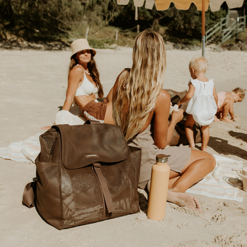 Sande - Beach Hauler™ Mesh Backpack Espresso